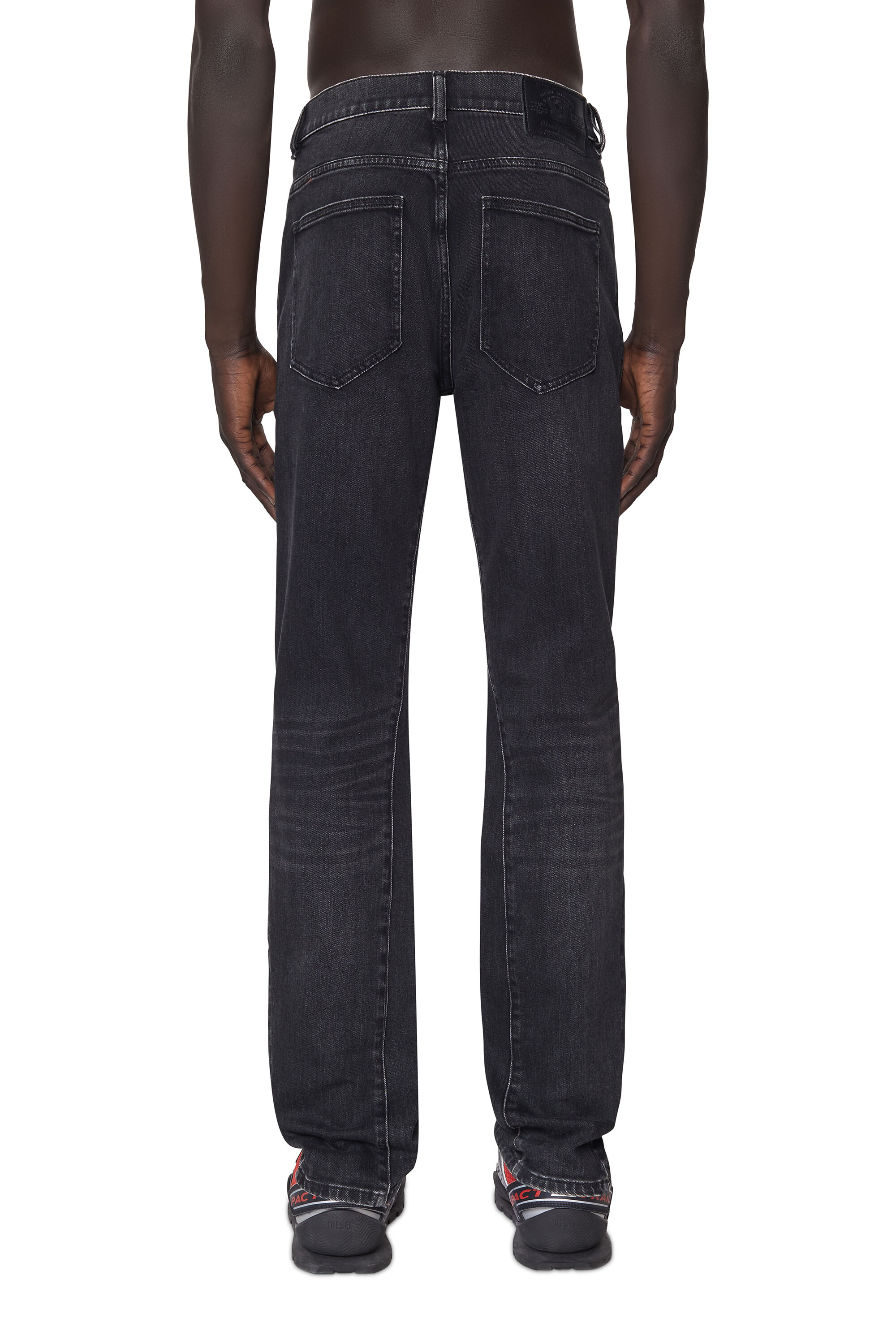 Diesel - 2021 D-Vocs 09B83 Bootcut Jeans, Black/Dark Grey - Image 3