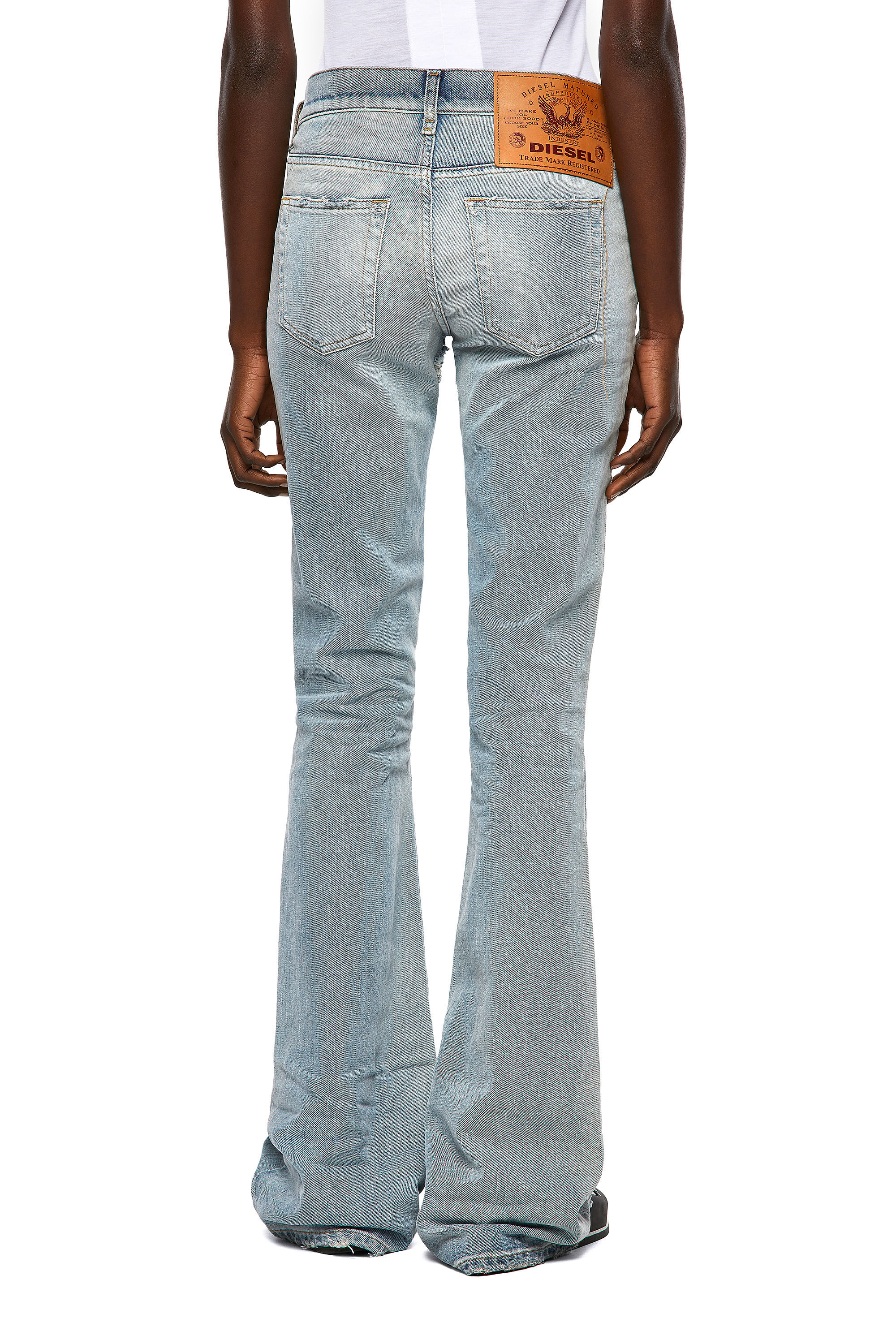 Diesel - Bootcut and Flare Jeans 1969 D-Ebbey 09A04, Bleu Clair - Image 4