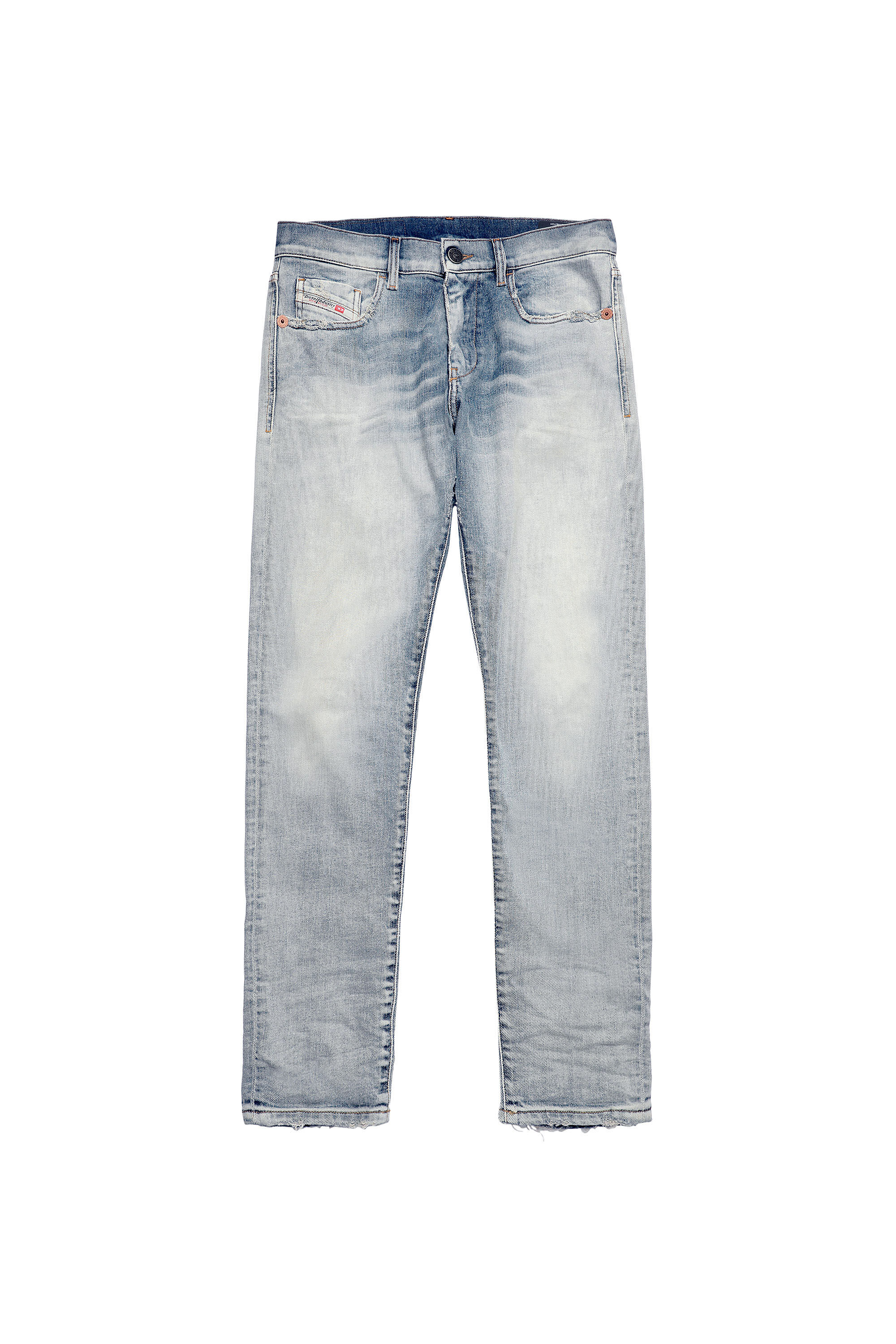 Diesel - 2019 D-STRUKT 09A04 Slim Jeans, Bleu Clair - Image 2