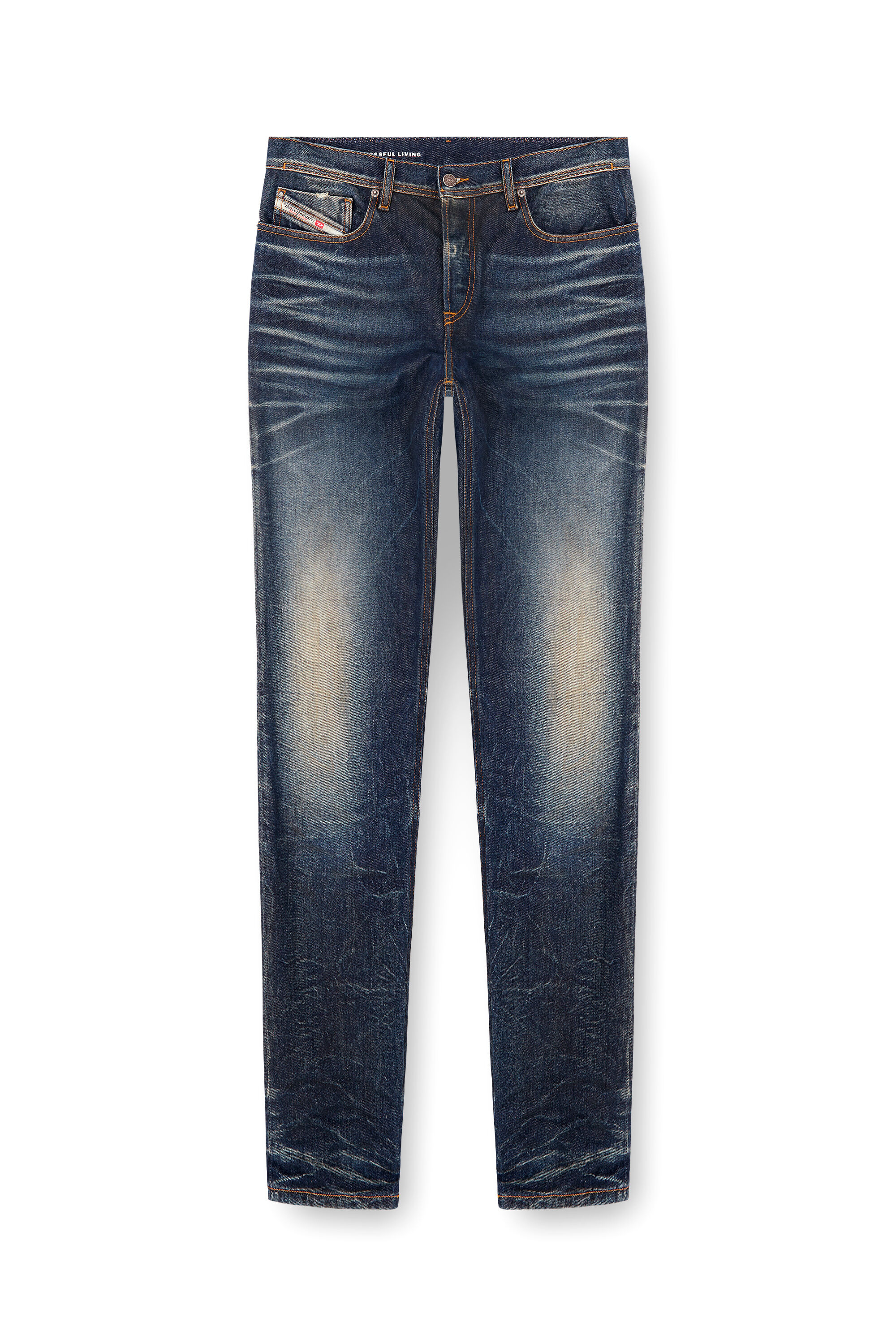 Diesel - Male's Regular Jeans 2023 D-Finitive 09L22, Dark Blue - 2