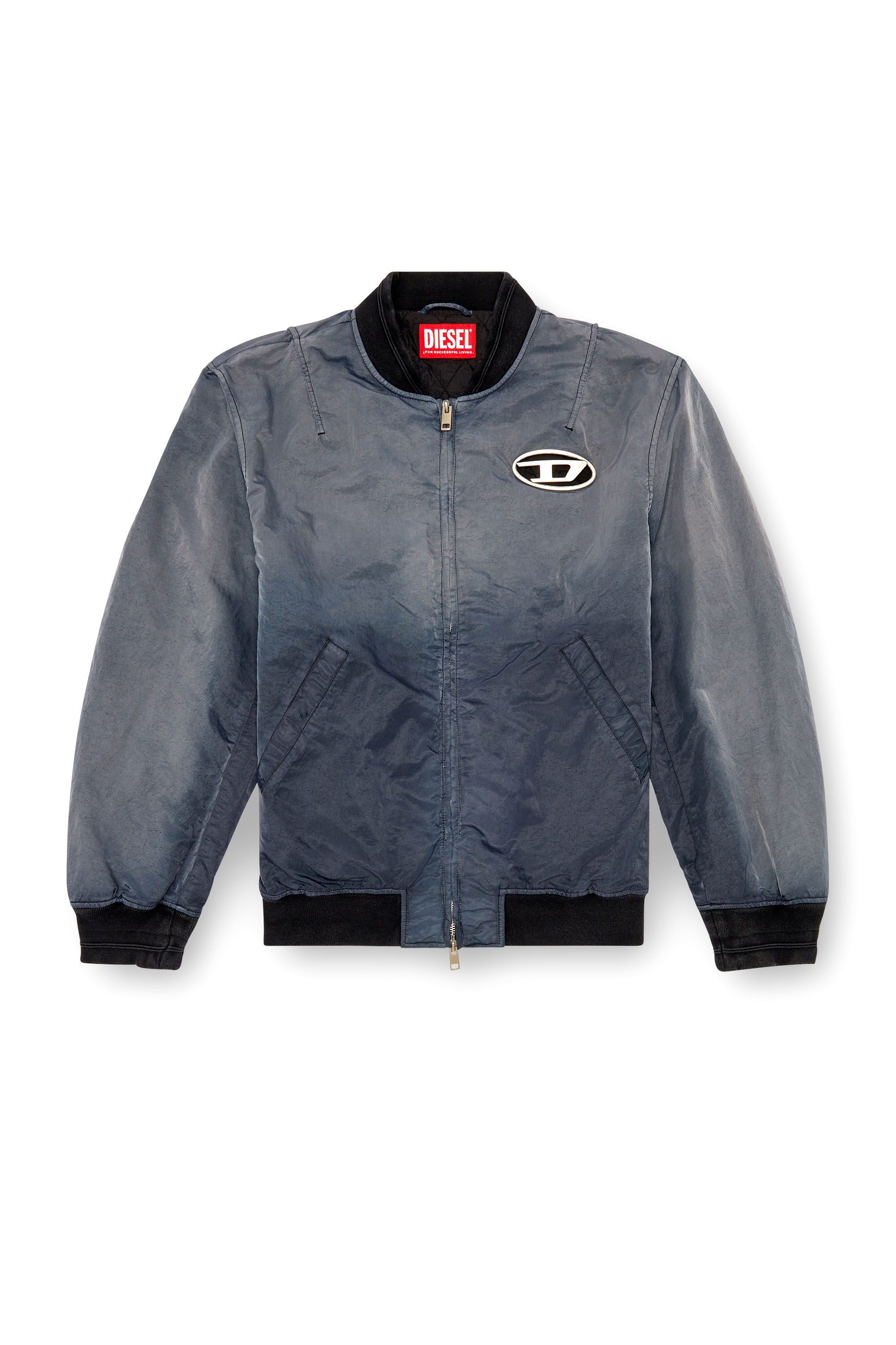 Diesel blue bomber discount jacket