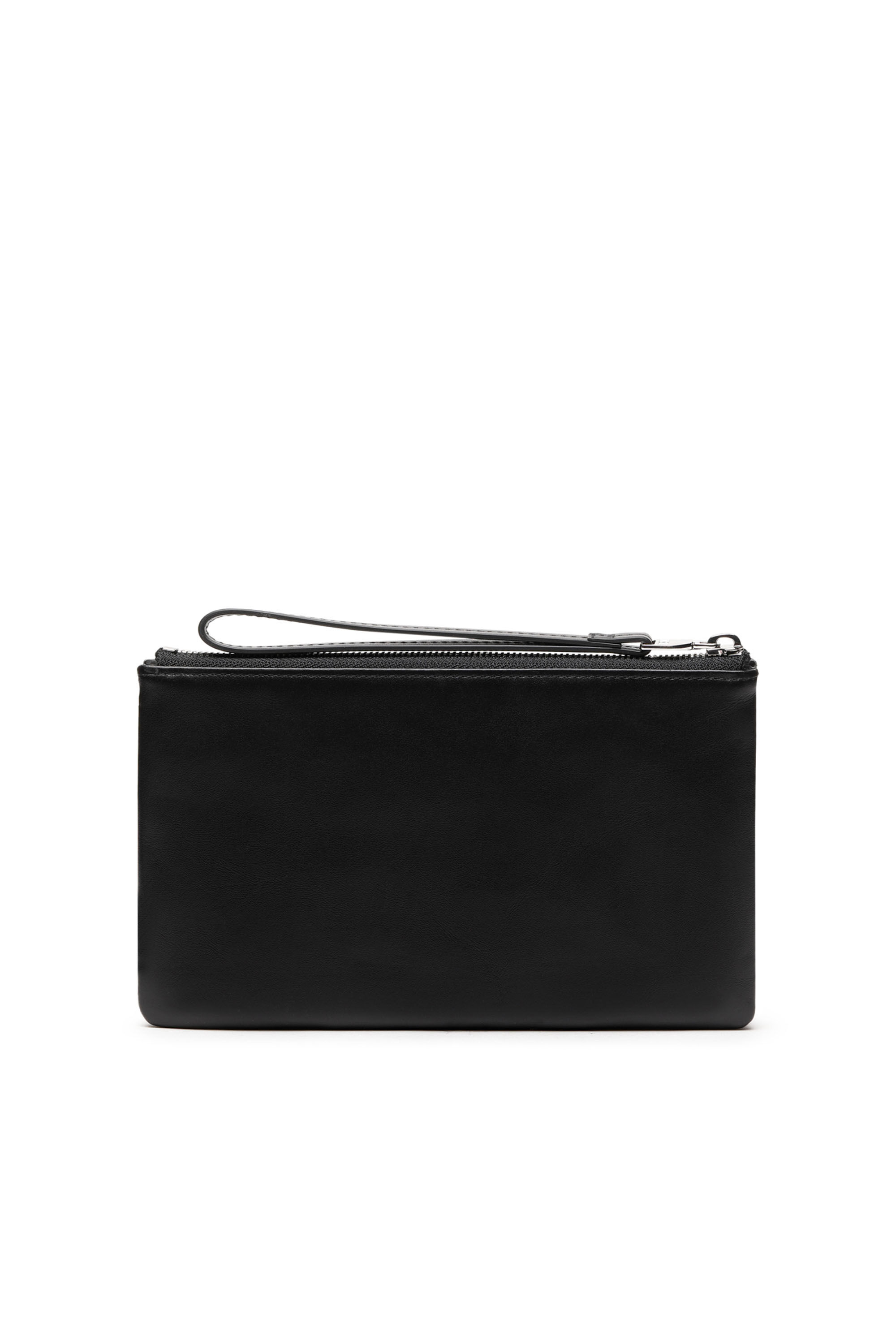 Diesel - PAOULA, Male's Slim travel pouch in nappa leather in Black - 2