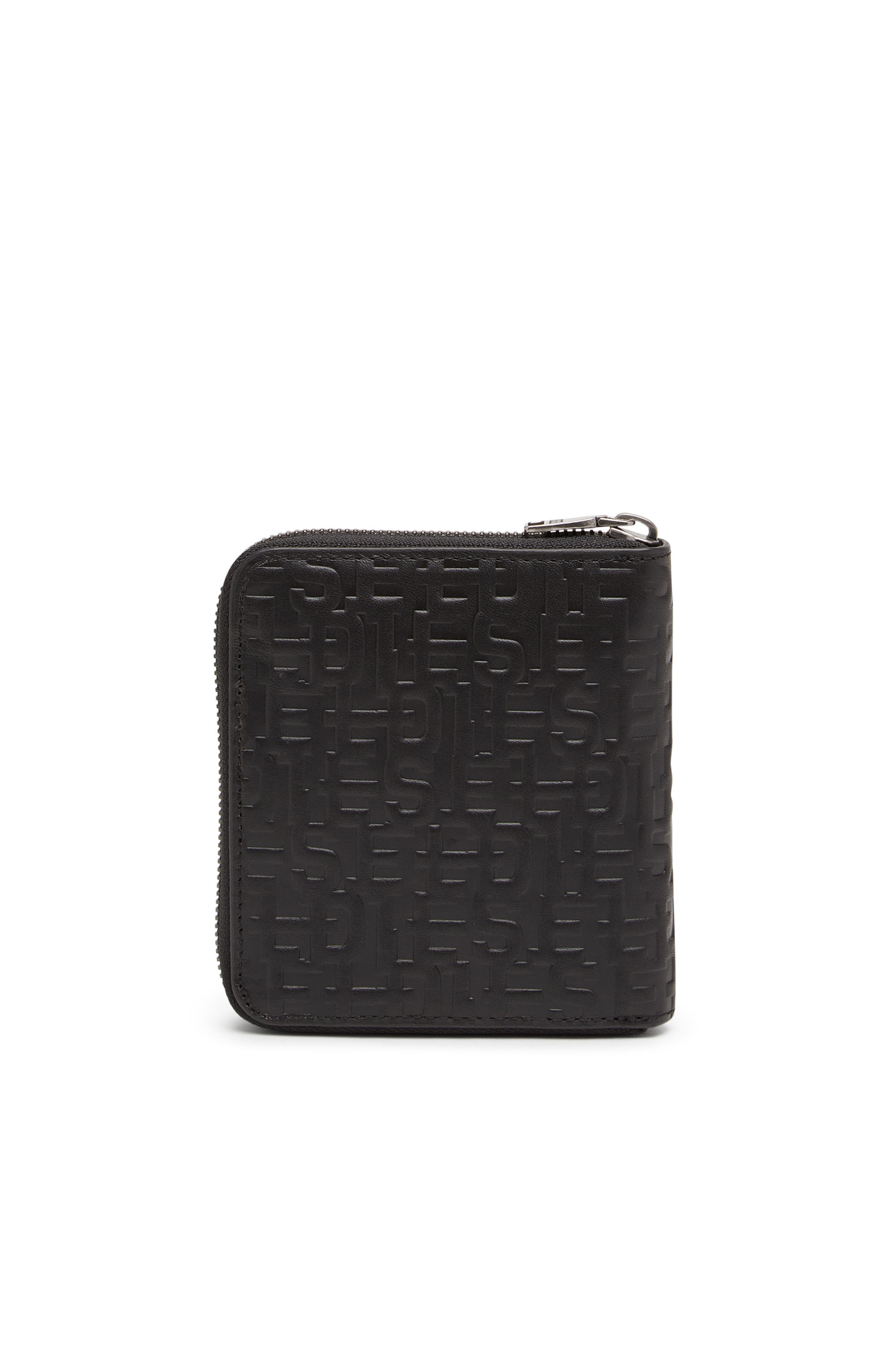 BI-FOLD COIN ZIP M Man: Zip wallet in monogram leather | Diesel