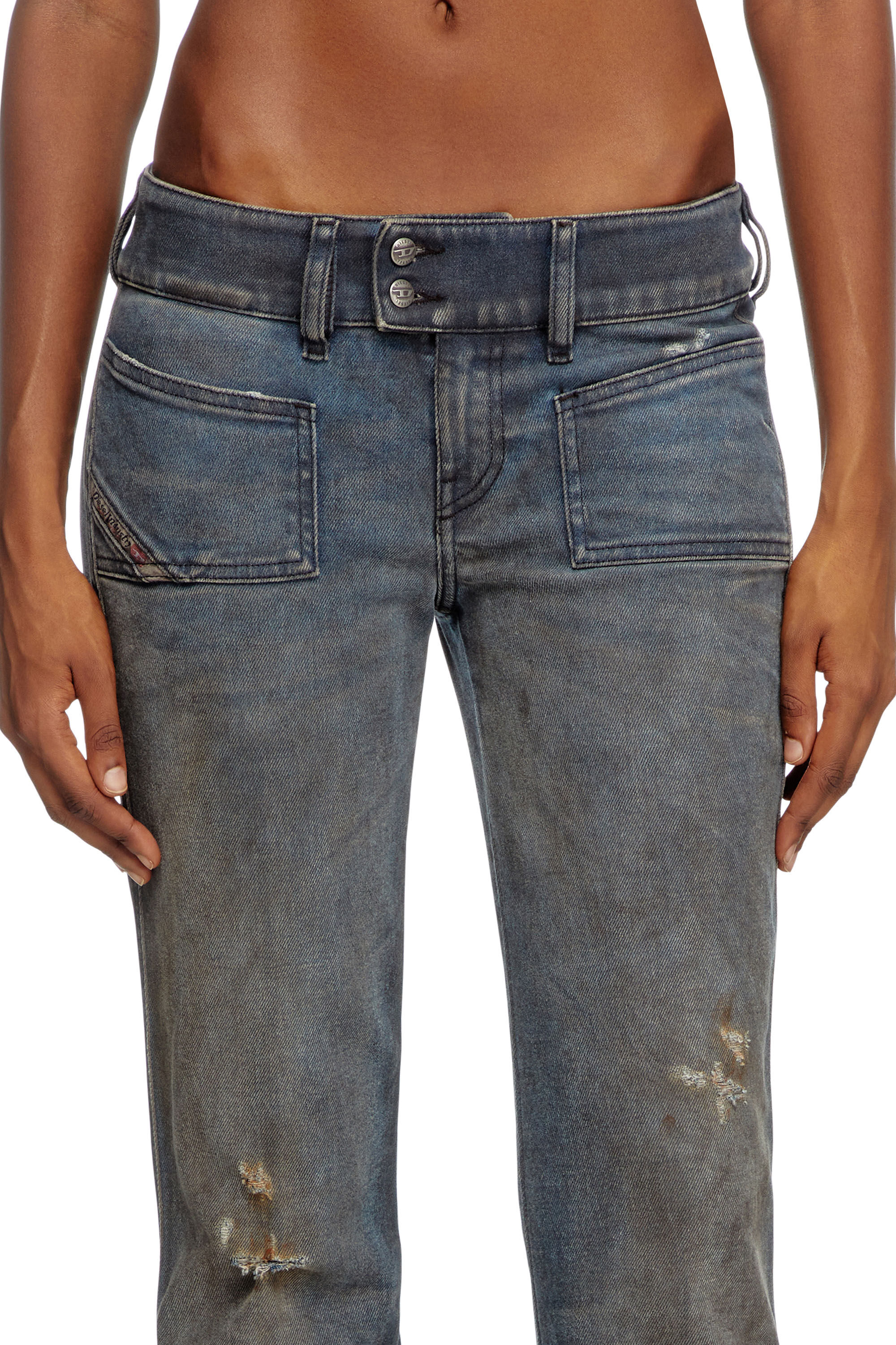 Diesel - Female's Bootcut Jeans D-Hush 09L25, Medium Blue - 4