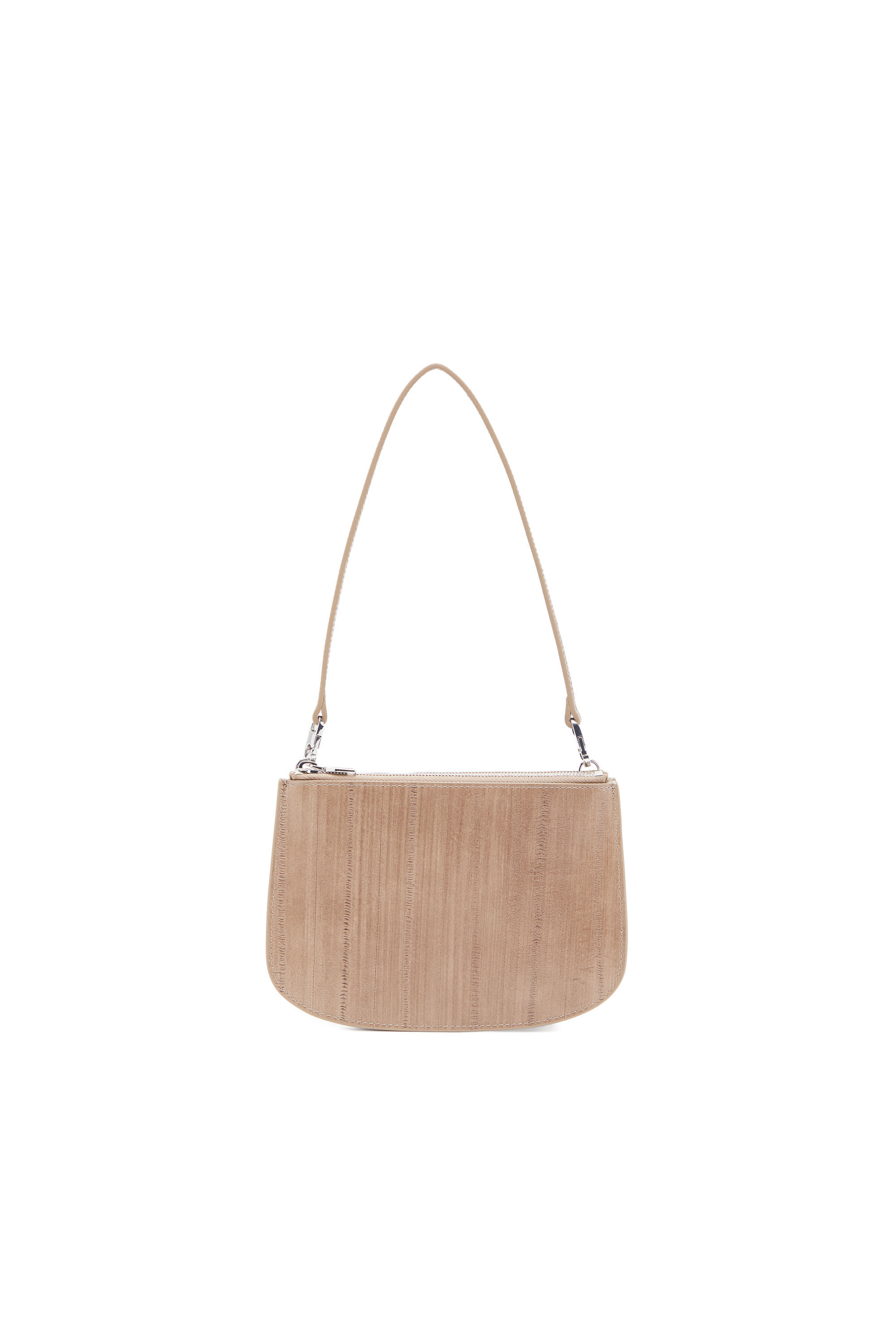 Diesel - 1DR TWIN, Female's 1DR Twin-Double-pouch shoulder bag in printed leather in Light Brown - 3