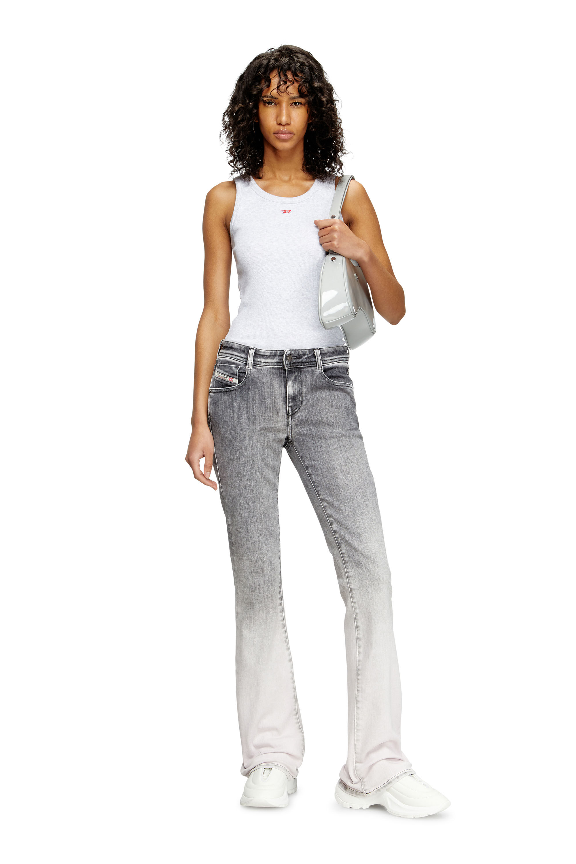 Diesel - Female's Bootcut Jeans 1969 D-Ebbey 09K53, Light Grey - 1
