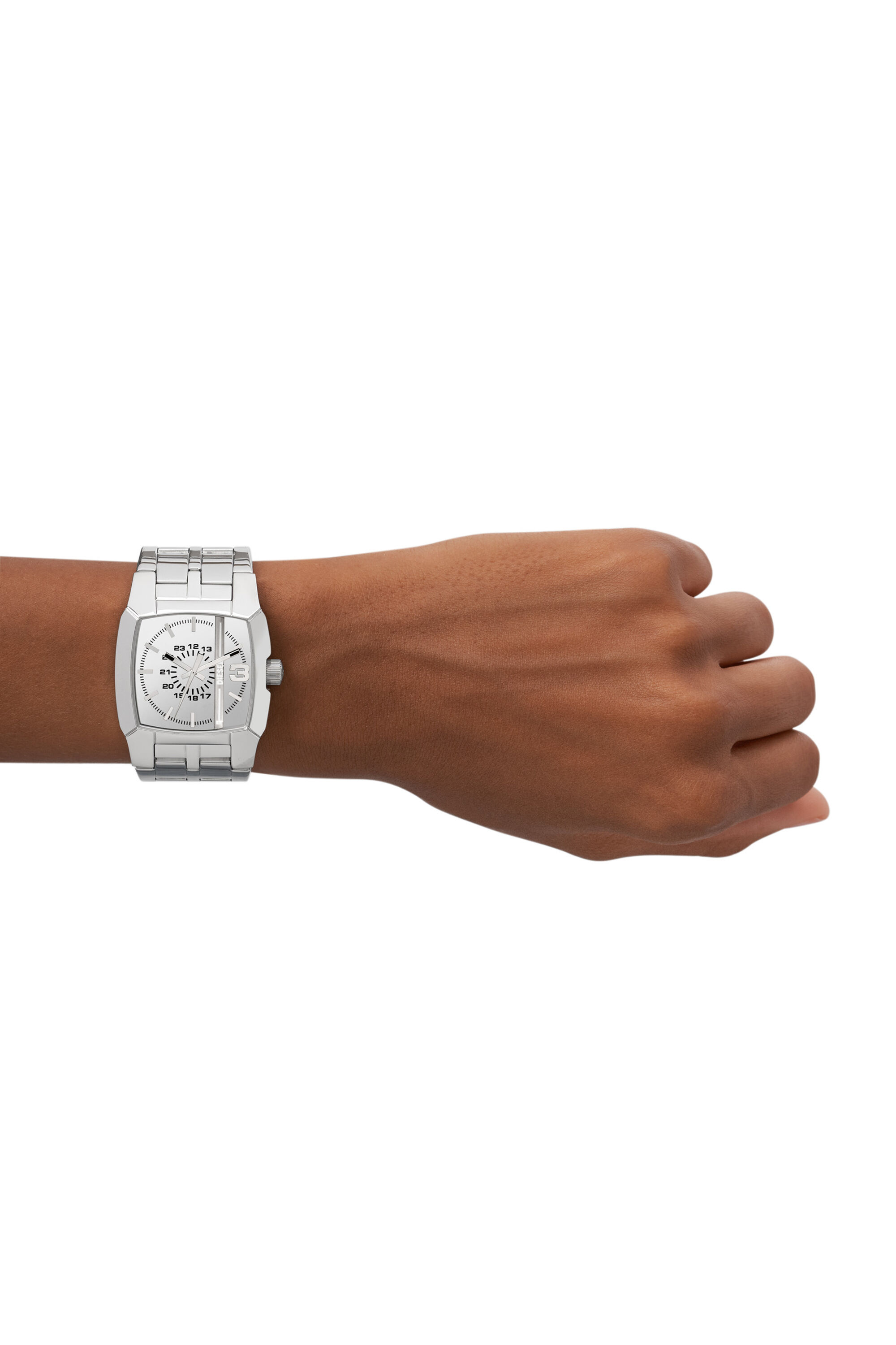 Diesel - DZ2152, Montre Cliffhanger en acier inoxydable Mixte in Gris argenté - 4