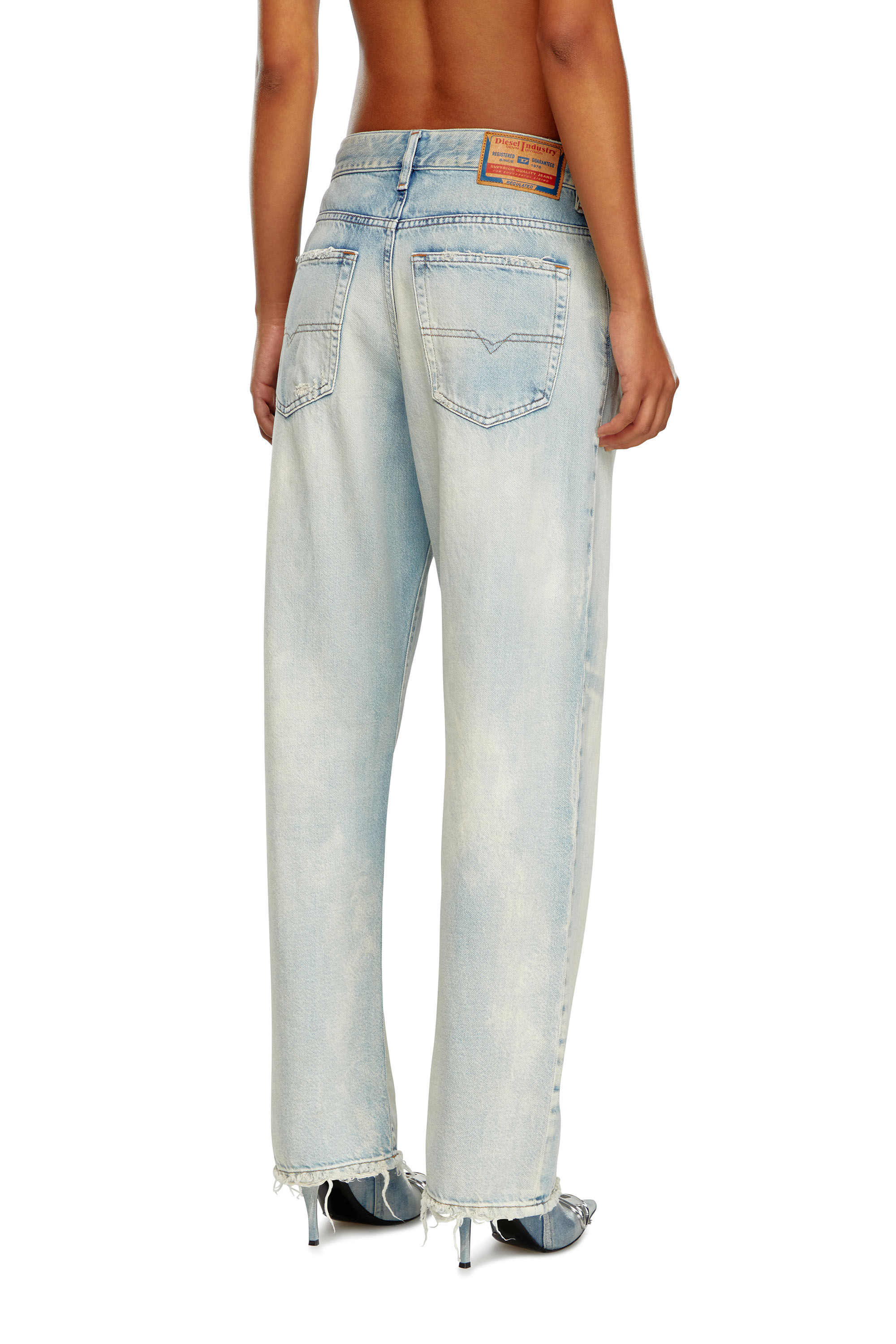 Diesel - Female Straight Jeans 1999 D-Reggy 09J89, Light Blue - Image 5