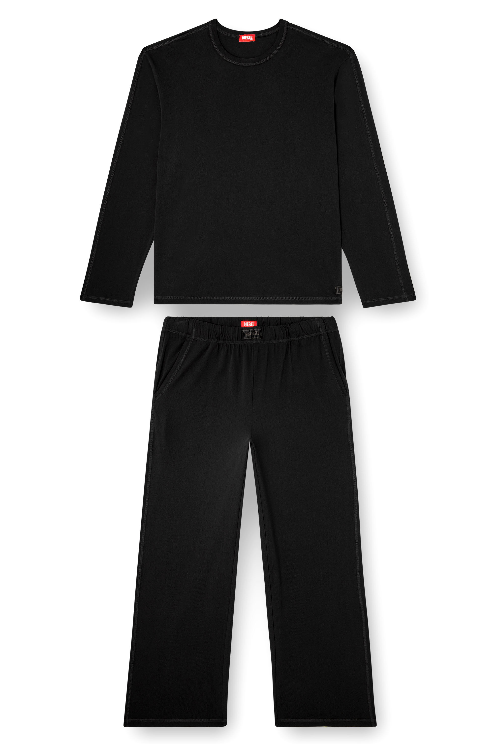 Diesel - SET-ADRIAN-UTLT, Male's Pajamas in cotton jersey in null - 4
