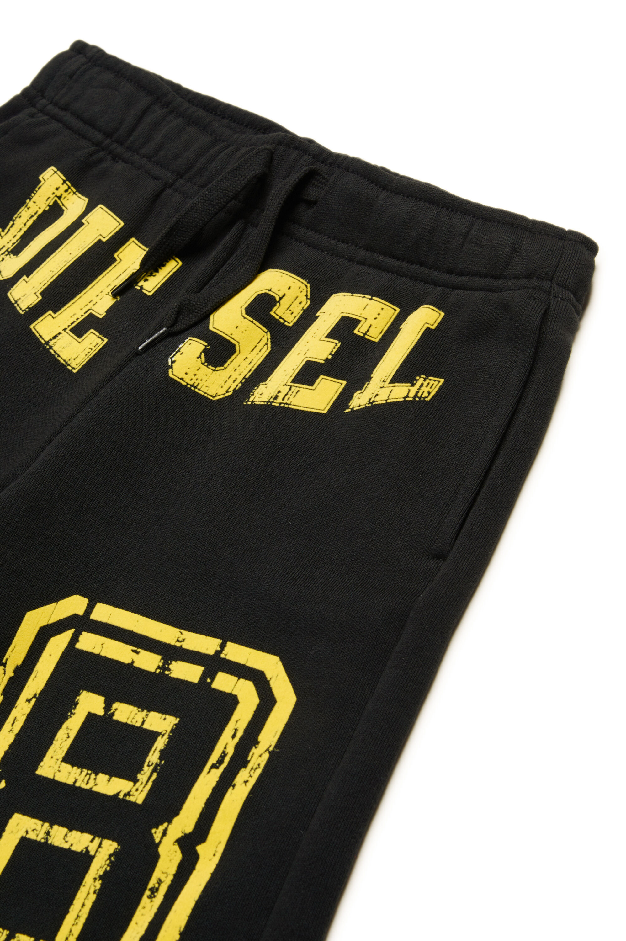 Diesel - PTAINSHORT, Male's Sweat shorts with Diesel 78 logo in Black - 3