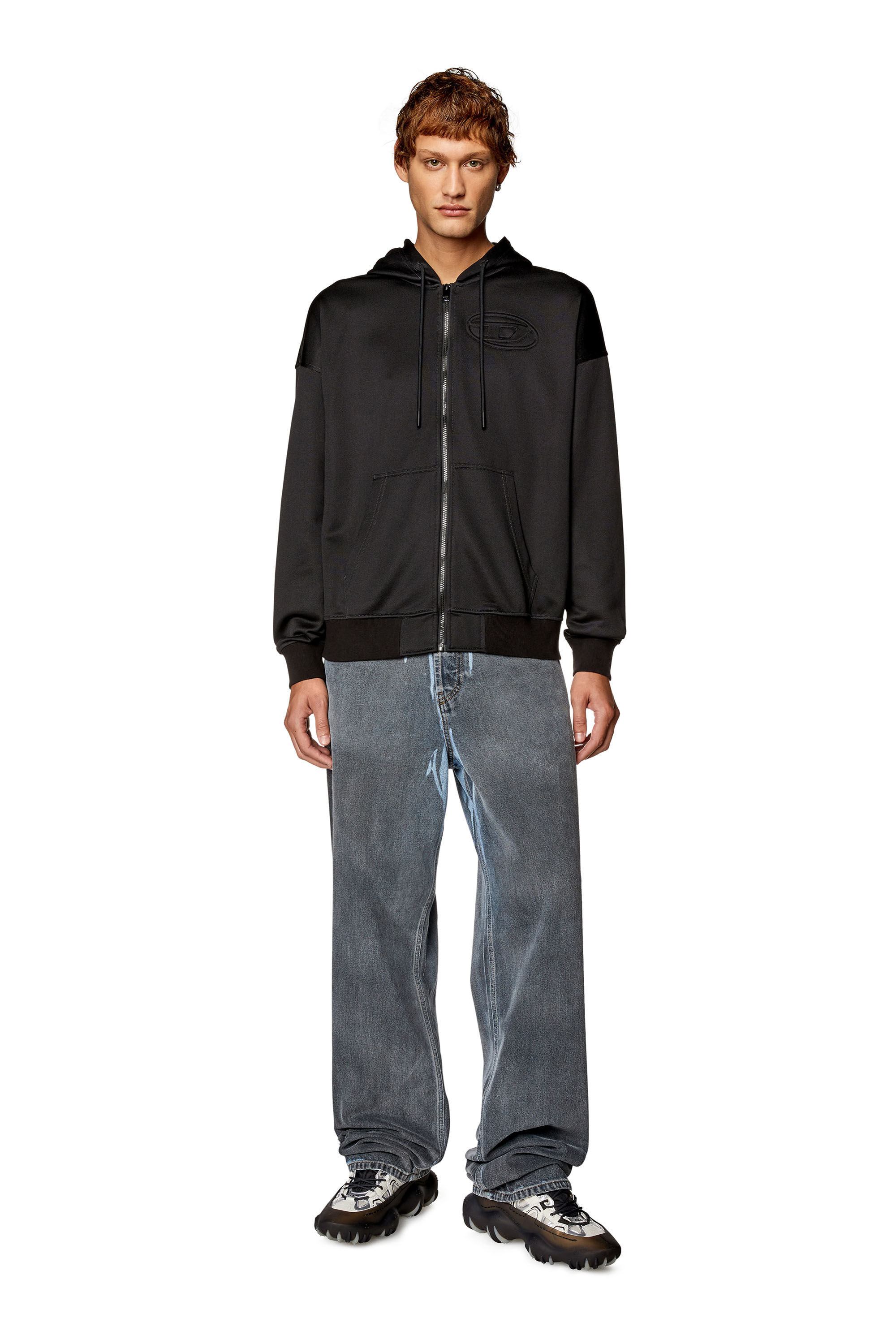 Diesel zip store up hoodie