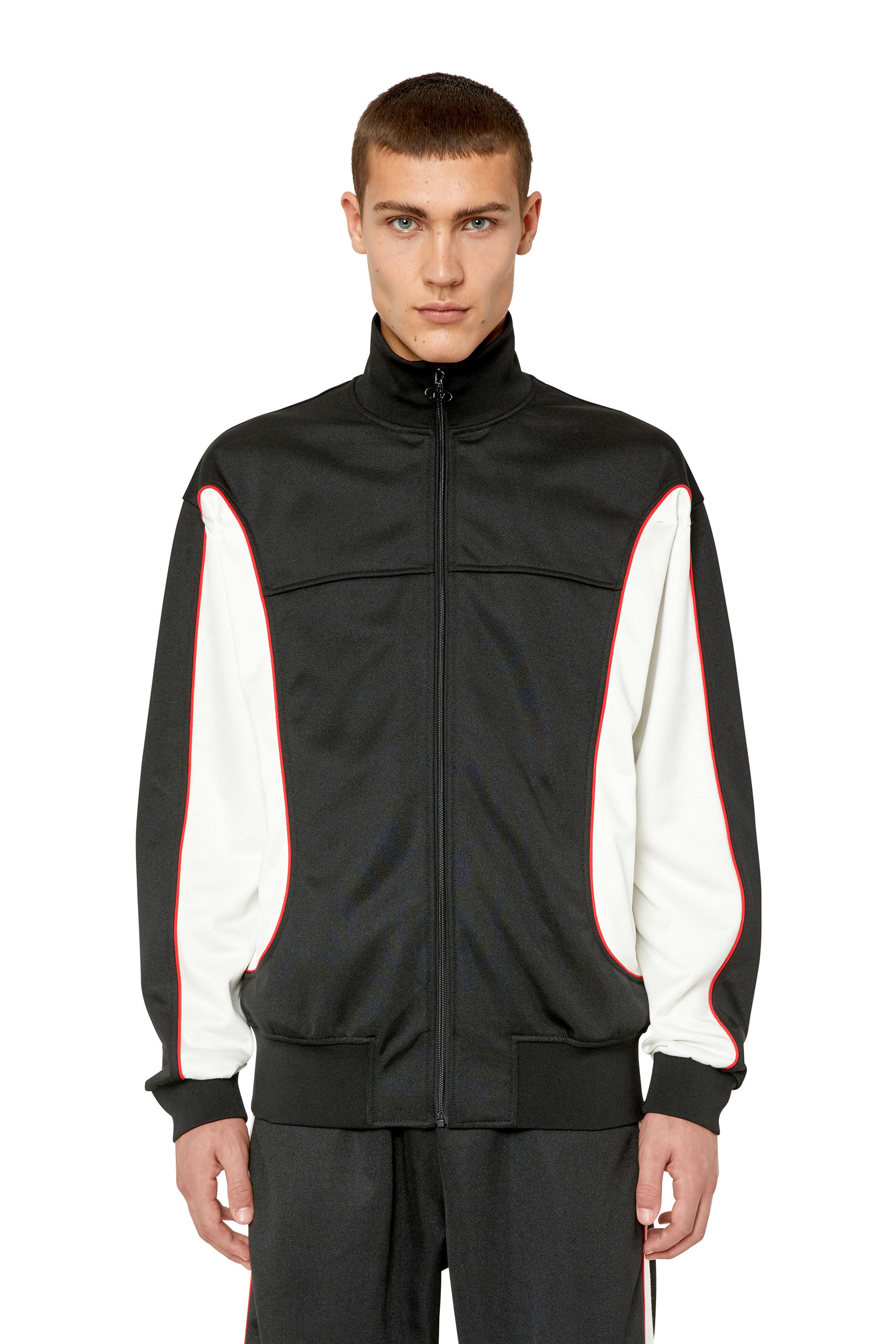 Veste de survetement avec cotes color block Homme Polychrome Diesel