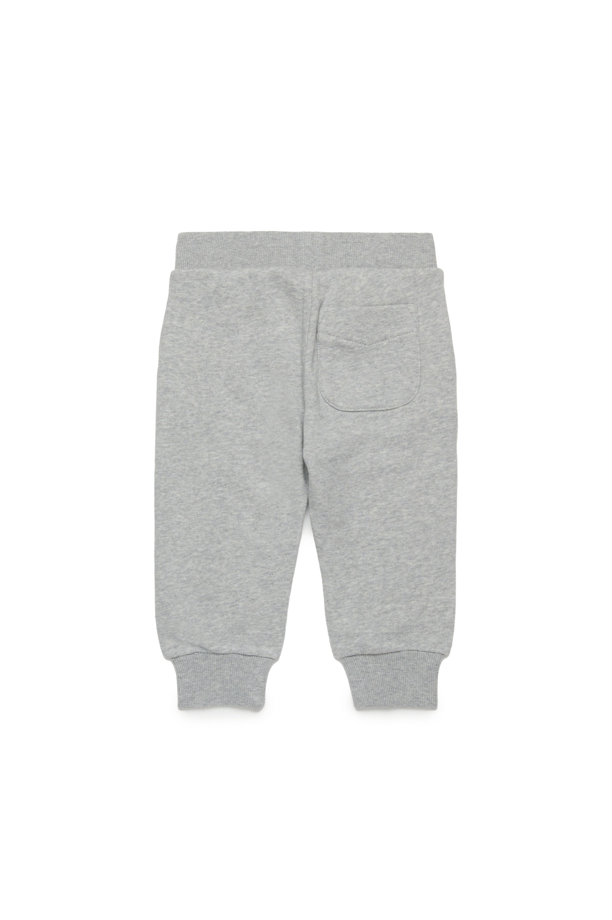 Diesel - PGIBBIB, Male's Sweatpants with frayed denim logo in Grey - 2