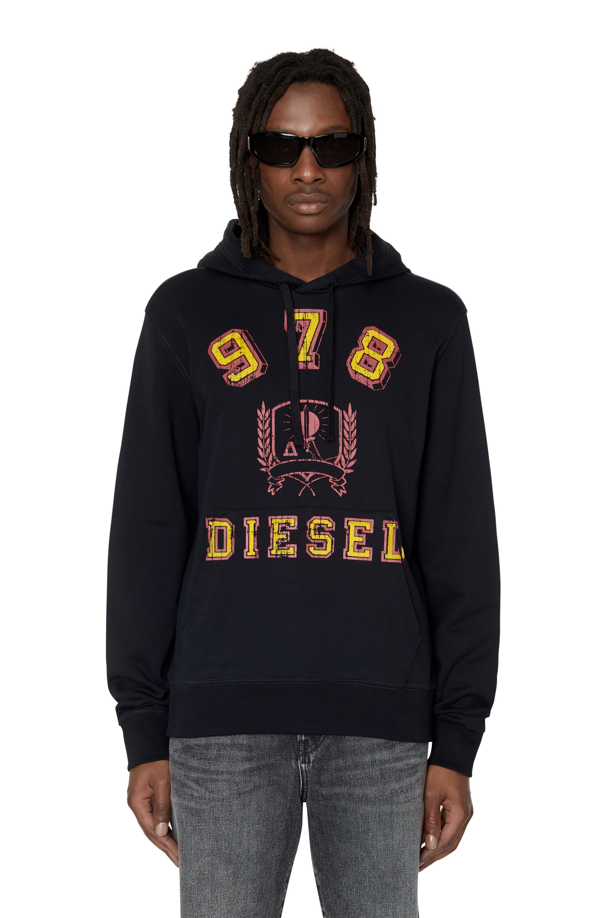 Diesel - S-GINN-HOOD-E5, Black - Image 3