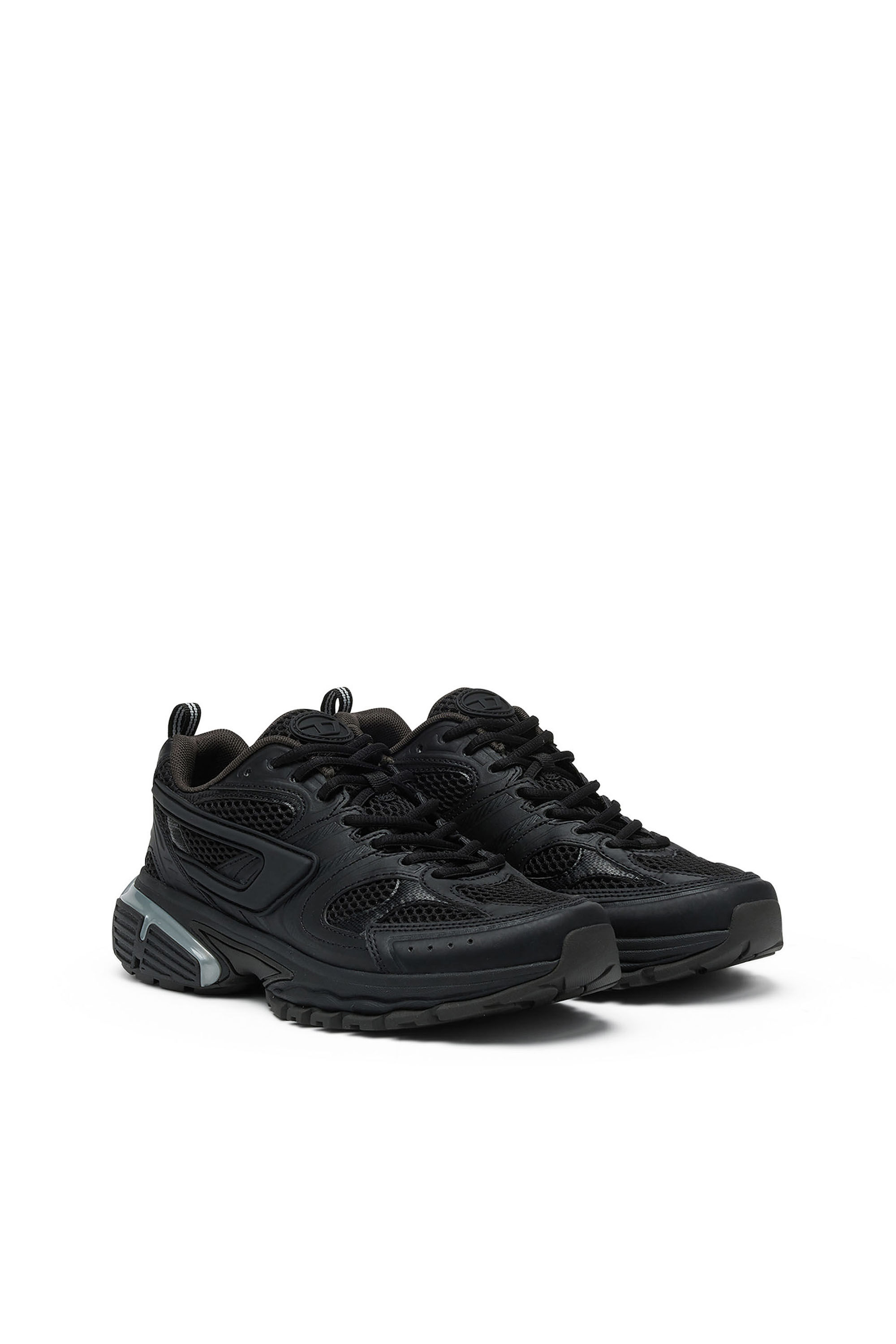 Diesel - S-SERENDIPITY PRO-X1, Male's S-Serendipity-Monochrome sneakers in mesh and PU in Black - 2