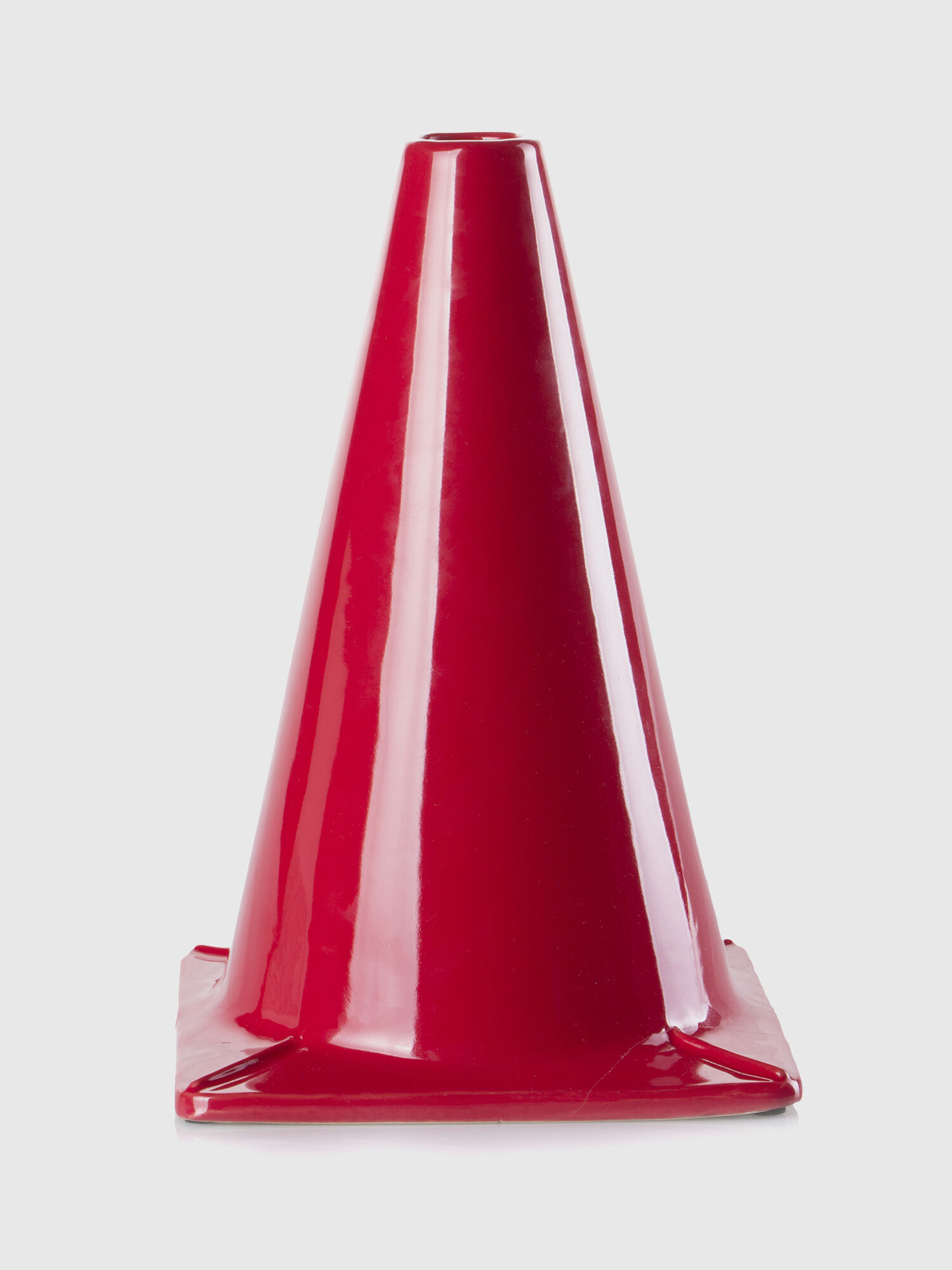 Diesel - 11055 WORK IS OVER, Vase conique en grès rouge Mixte in Rouge - 2