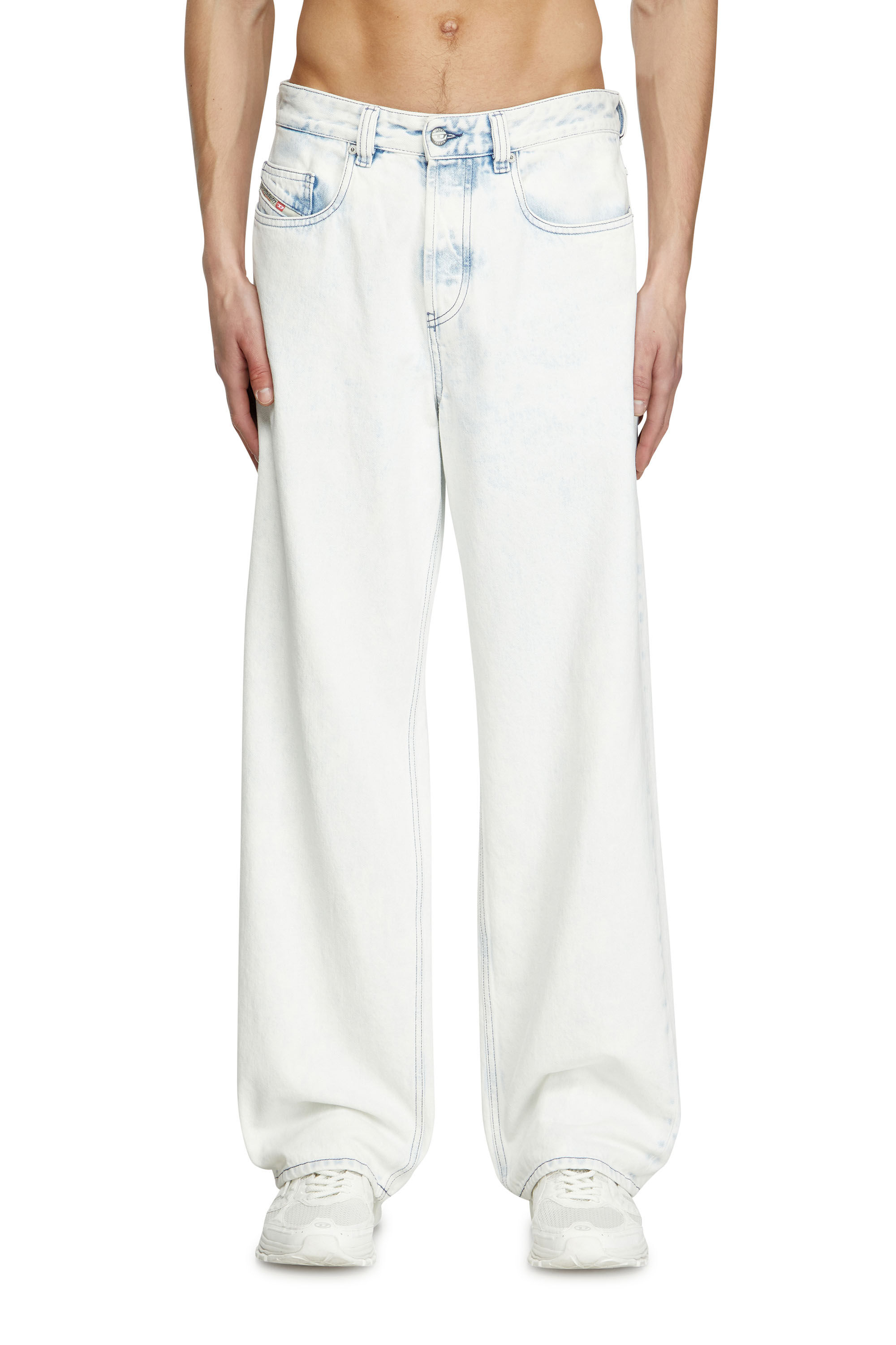 Diesel - Male's Relaxed Jeans 2001 D-Macro 09L80, Light Blue - 3