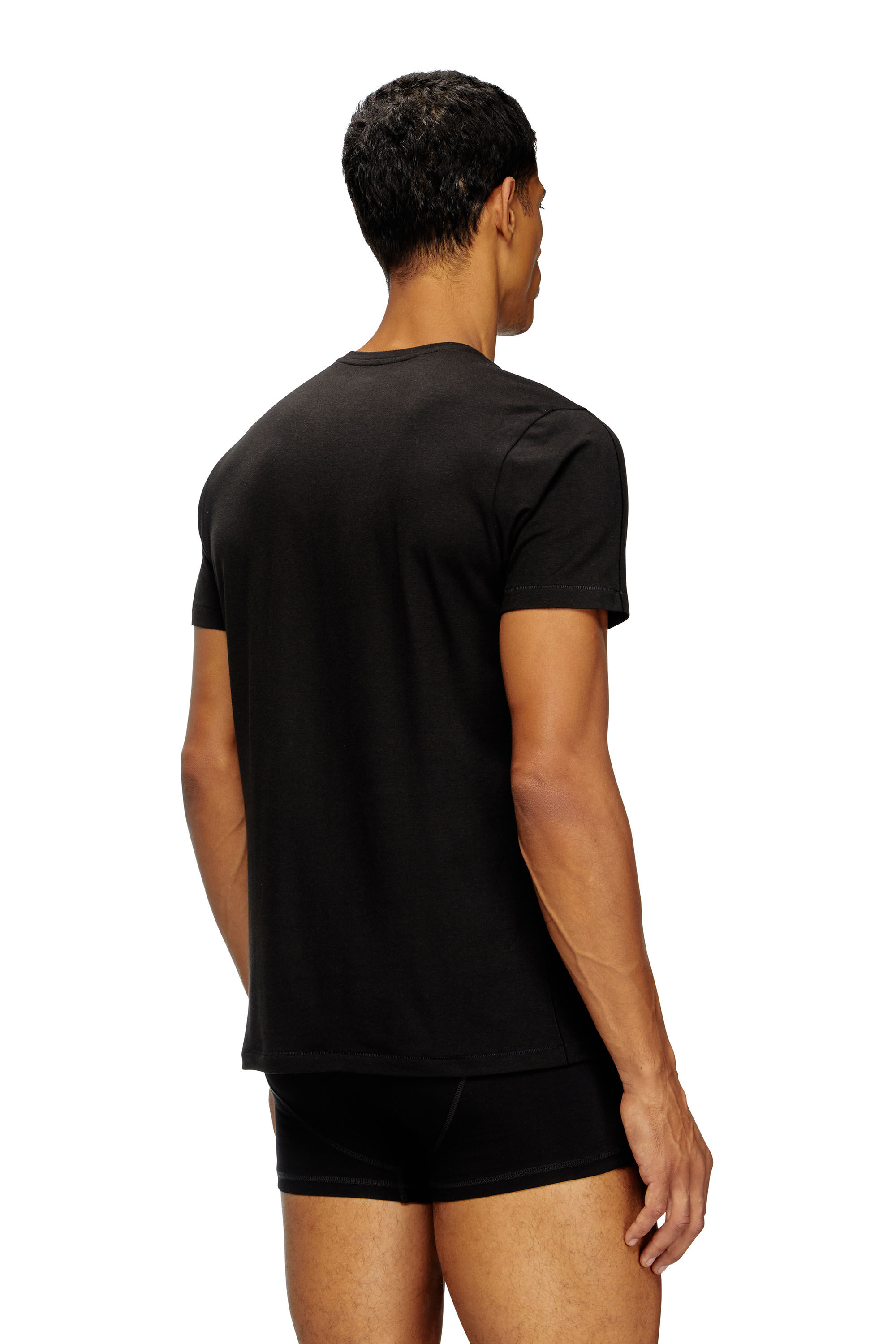 Diesel - RANDAL-D-MONO-2PACK, Male's 2-pack T-shirts in fluid jersey in Black - 4