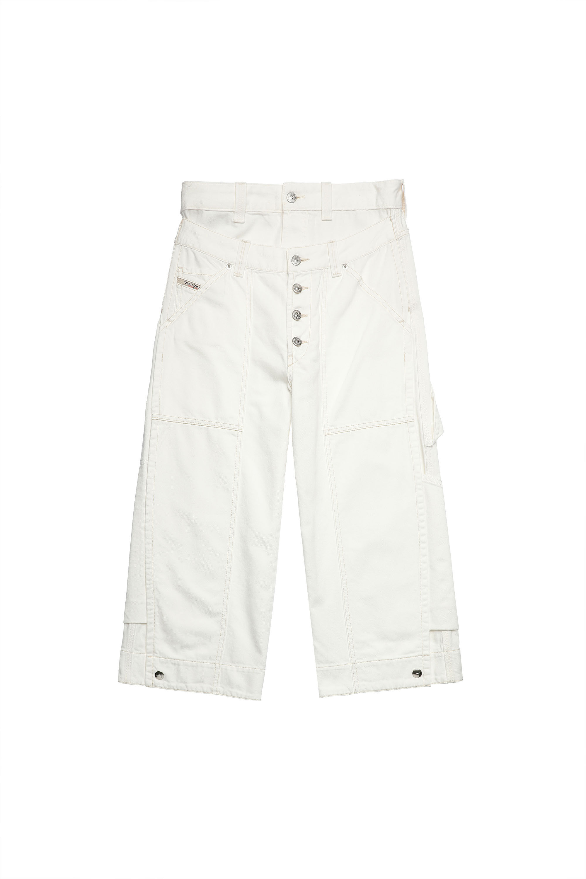 Diesel - D-Laly 0HDAI Bootcut and Flare Jeans, White - Image 2