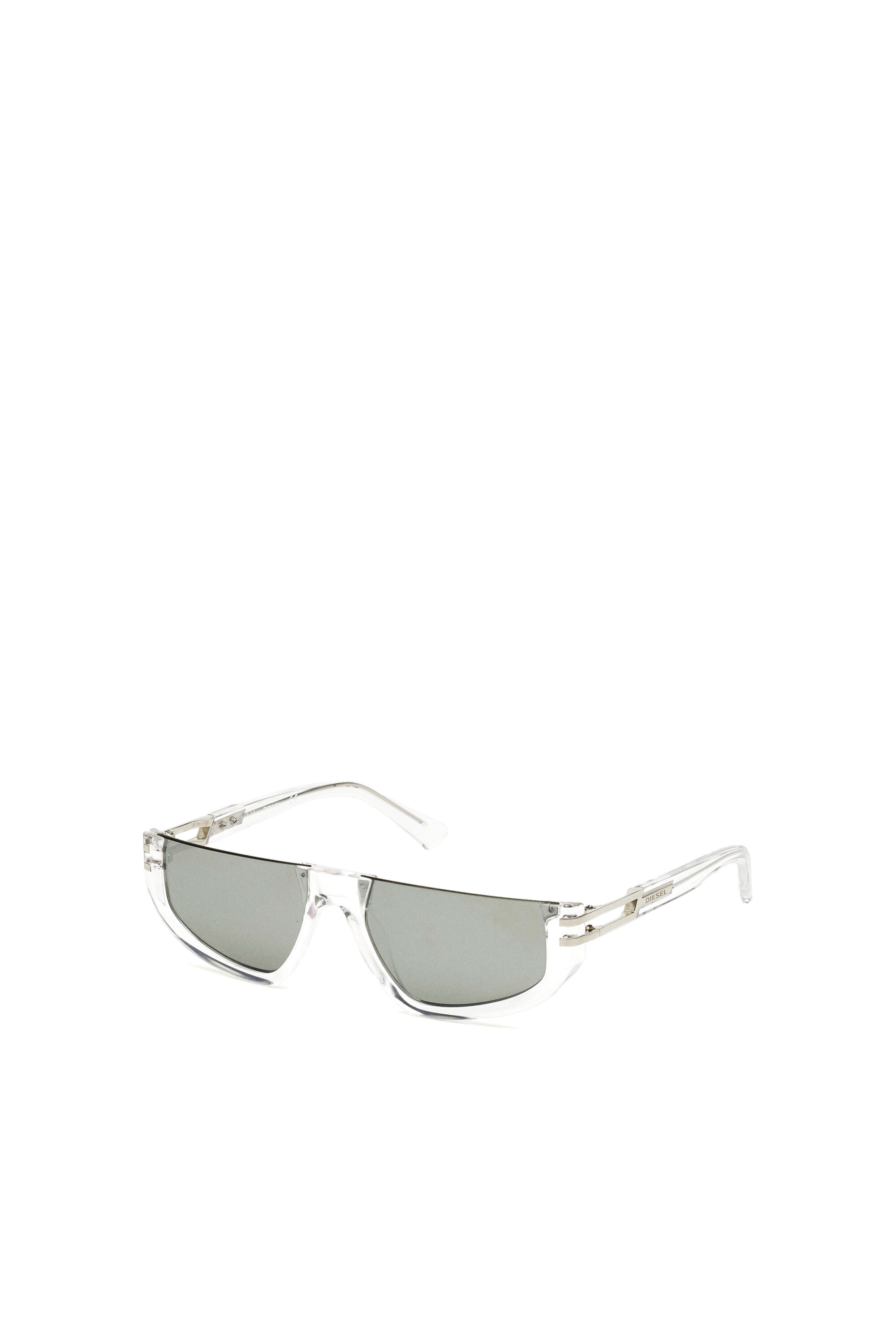 Diesel - DL0315, Masque avec lentilles de miroir Homme in Blanc - 2