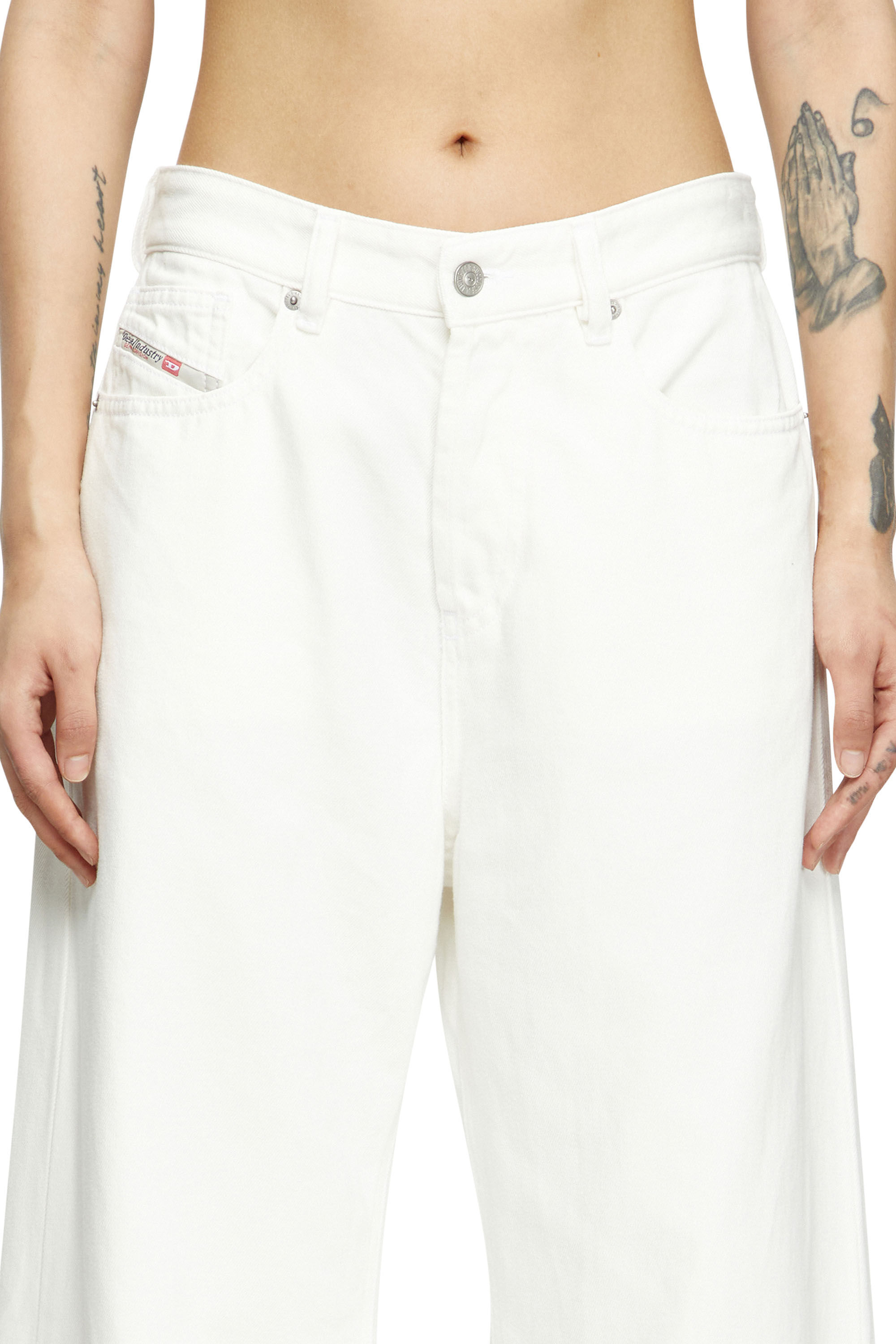 Diesel - Female's Relaxed Jeans 1996 D-Sire 09I41, White - 5