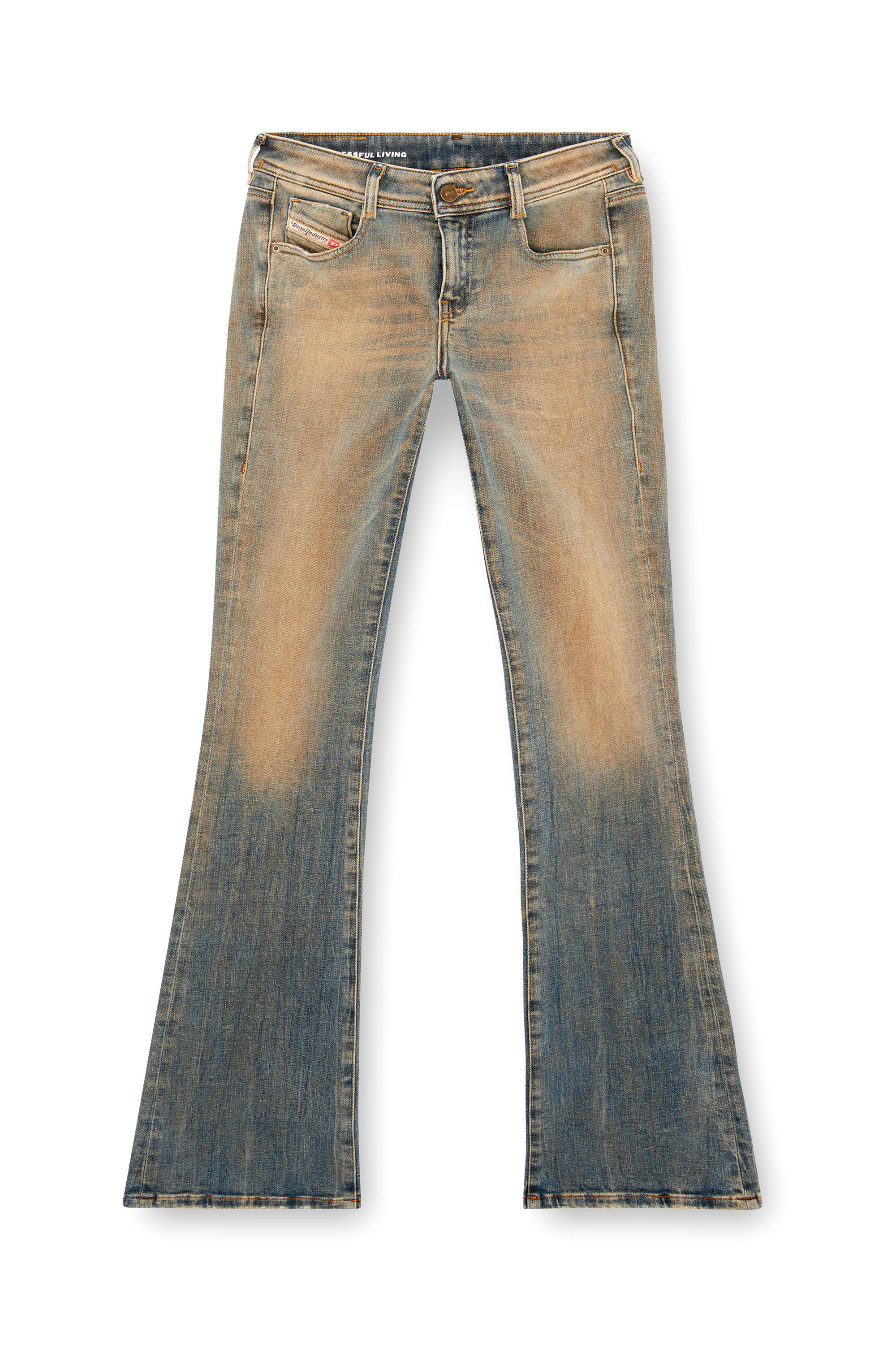 Diesel - Femme Bootcut and Flare Jeans 1969 D-Ebbey 09J23, Bleu moyen - Image 2