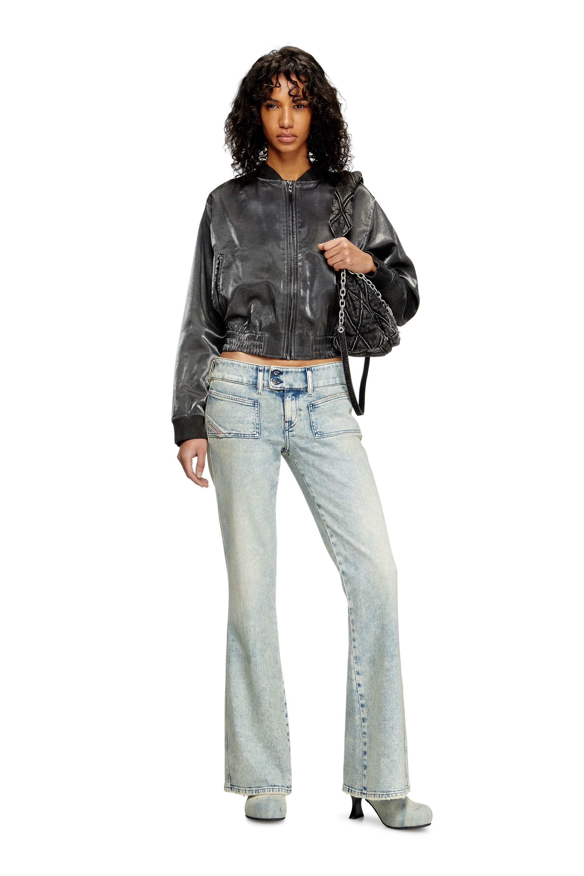 Diesel - Female's Bootcut Jeans D-Hush 09L27, Light Blue - 1