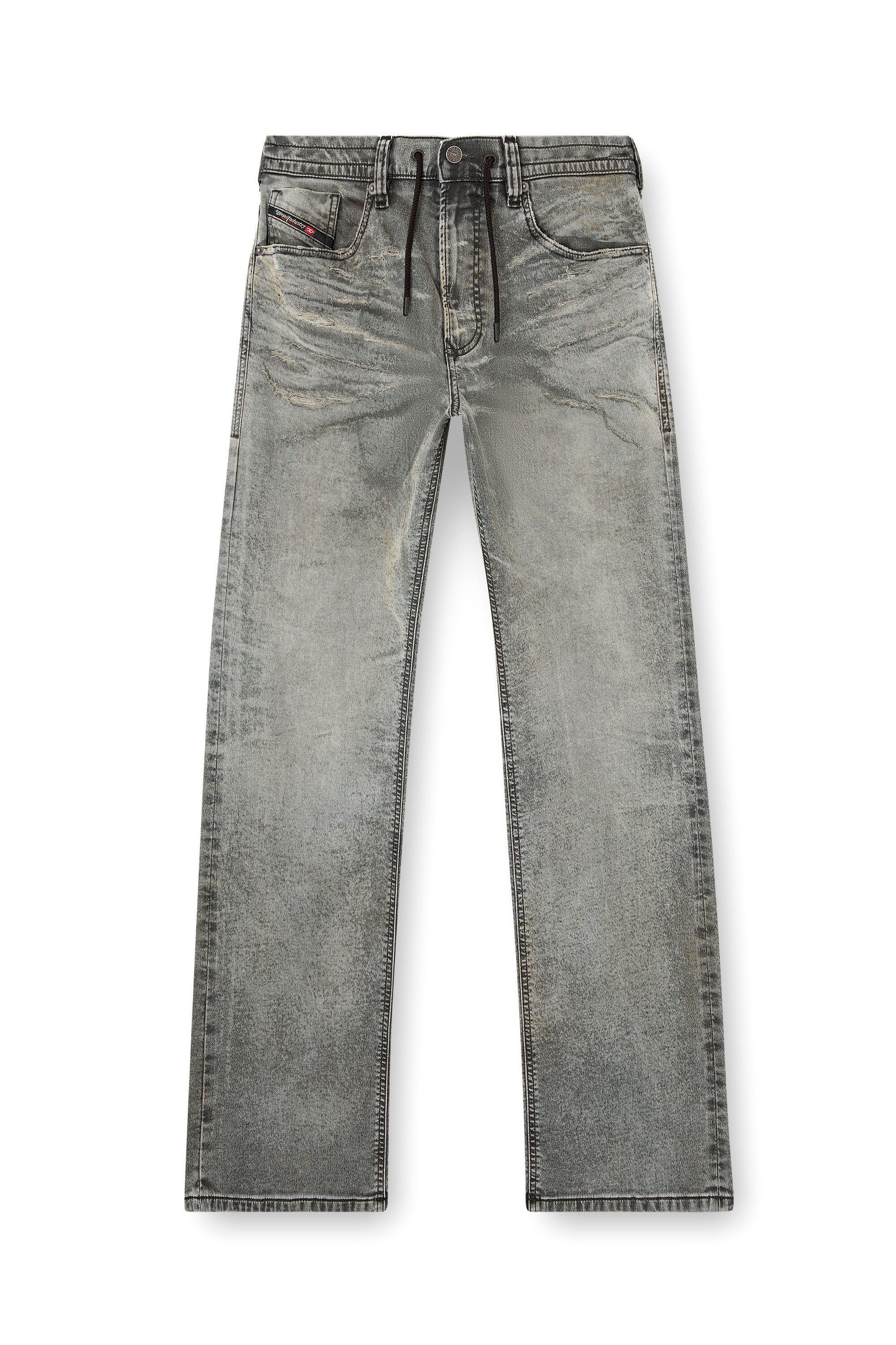 Diesel - Male's Relaxed 2080 D-Reel Joggjeans® 09M35, Black/Dark Grey - 2