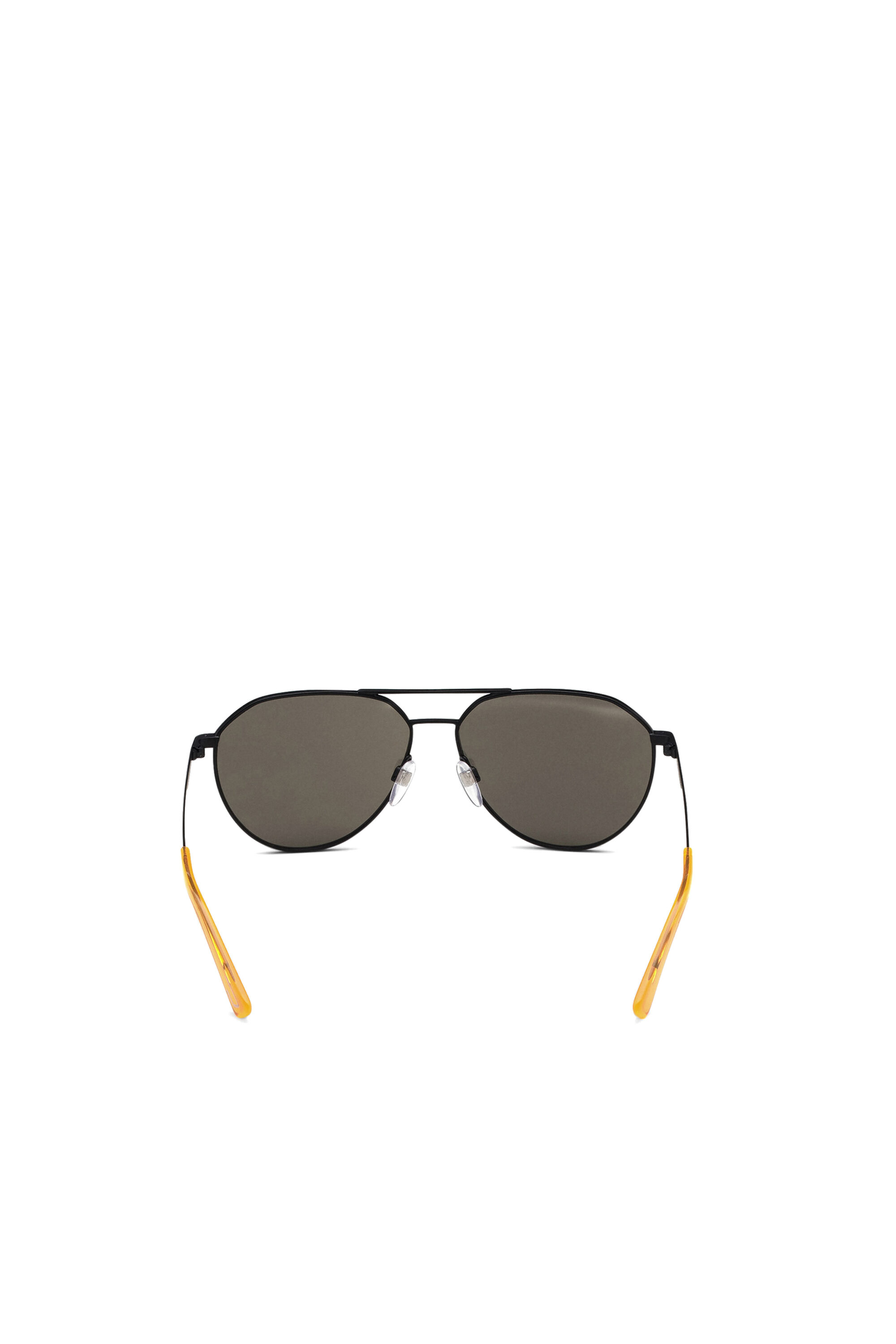 Diesel - DL0296, Male's Pilot shape sunglasses in metal in Grey - 3