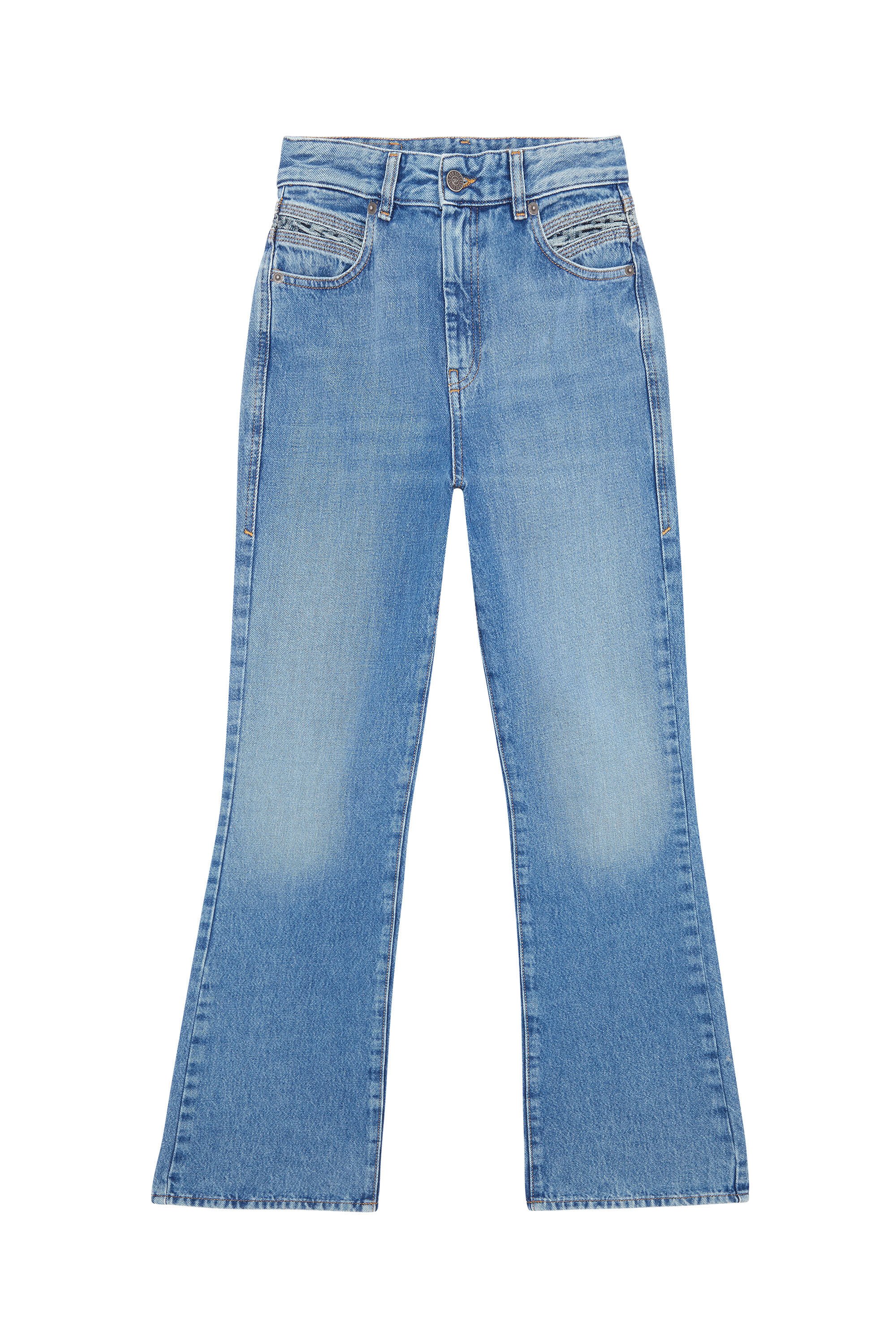 Diesel - 2003 D-Escription 09E41 Bootcut and Flare Jeans, Medium Blue - Image 2