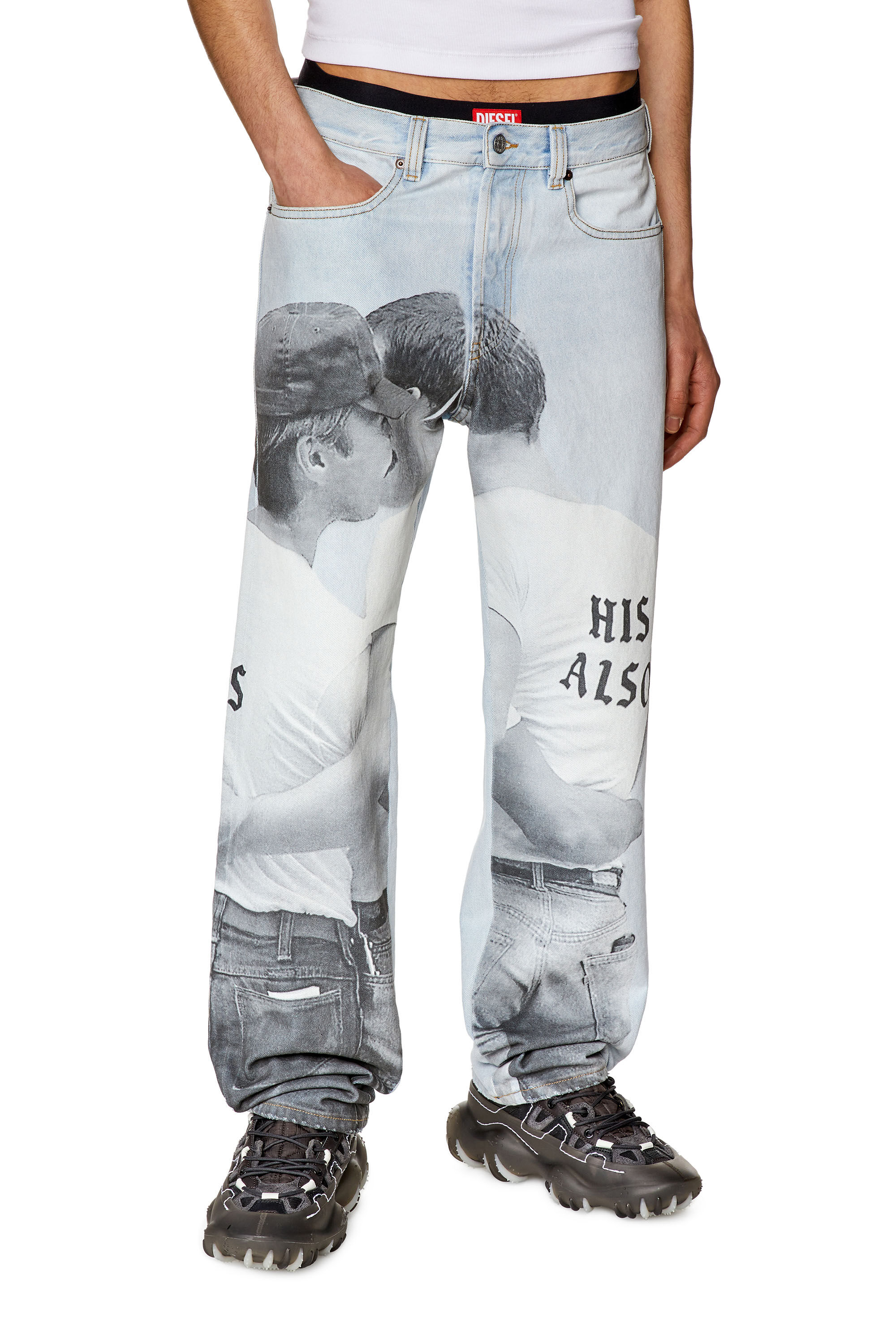 Men's Straight Jeans | Light blue | Diesel 2010 D-Macs