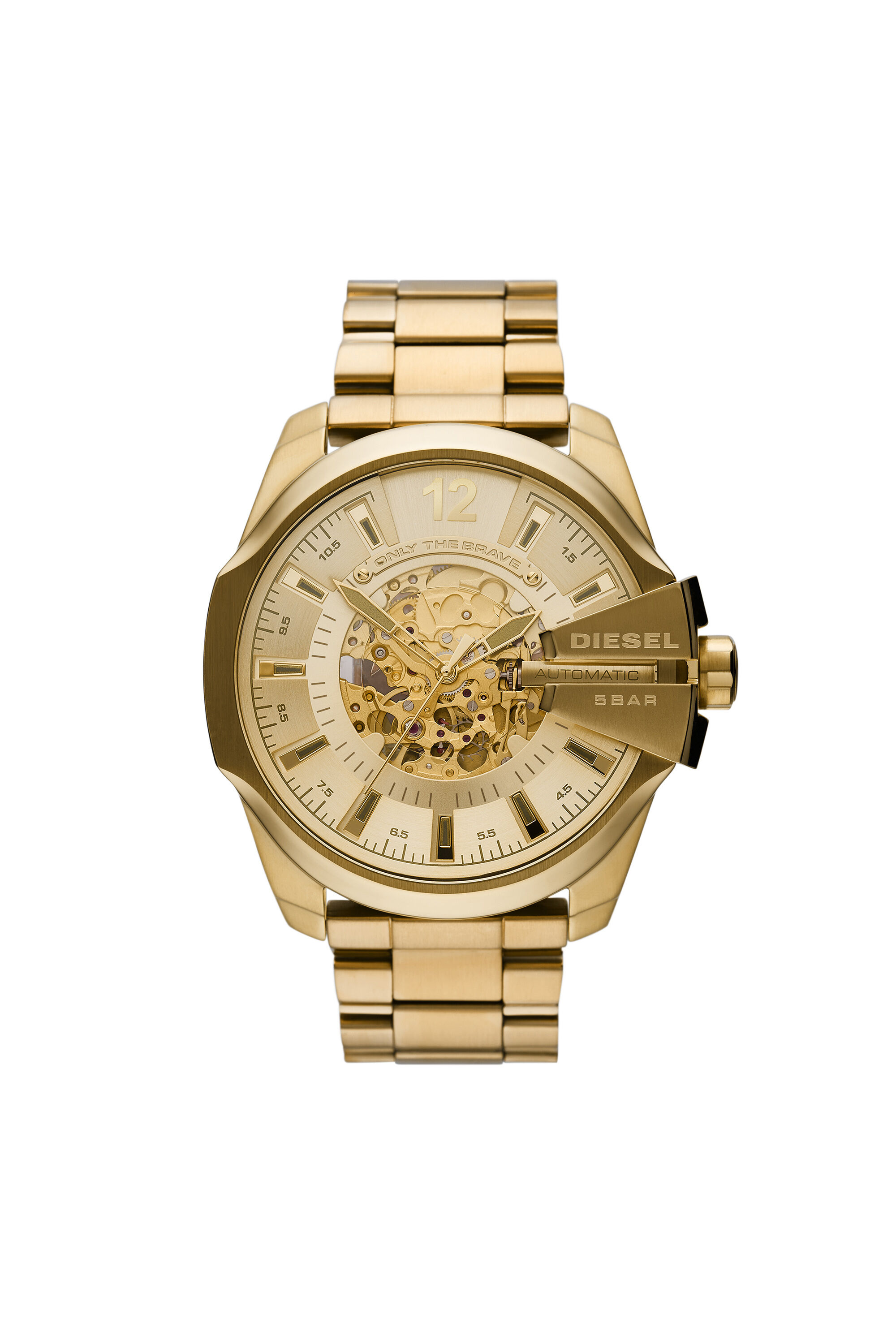 Diesel 5 discount bar watch gold