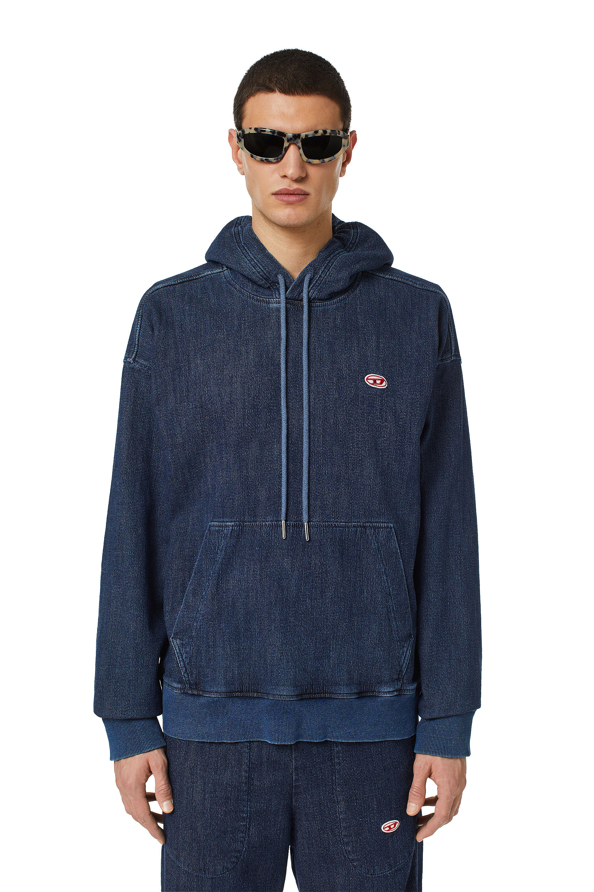 Diesel hoodie blue clearance