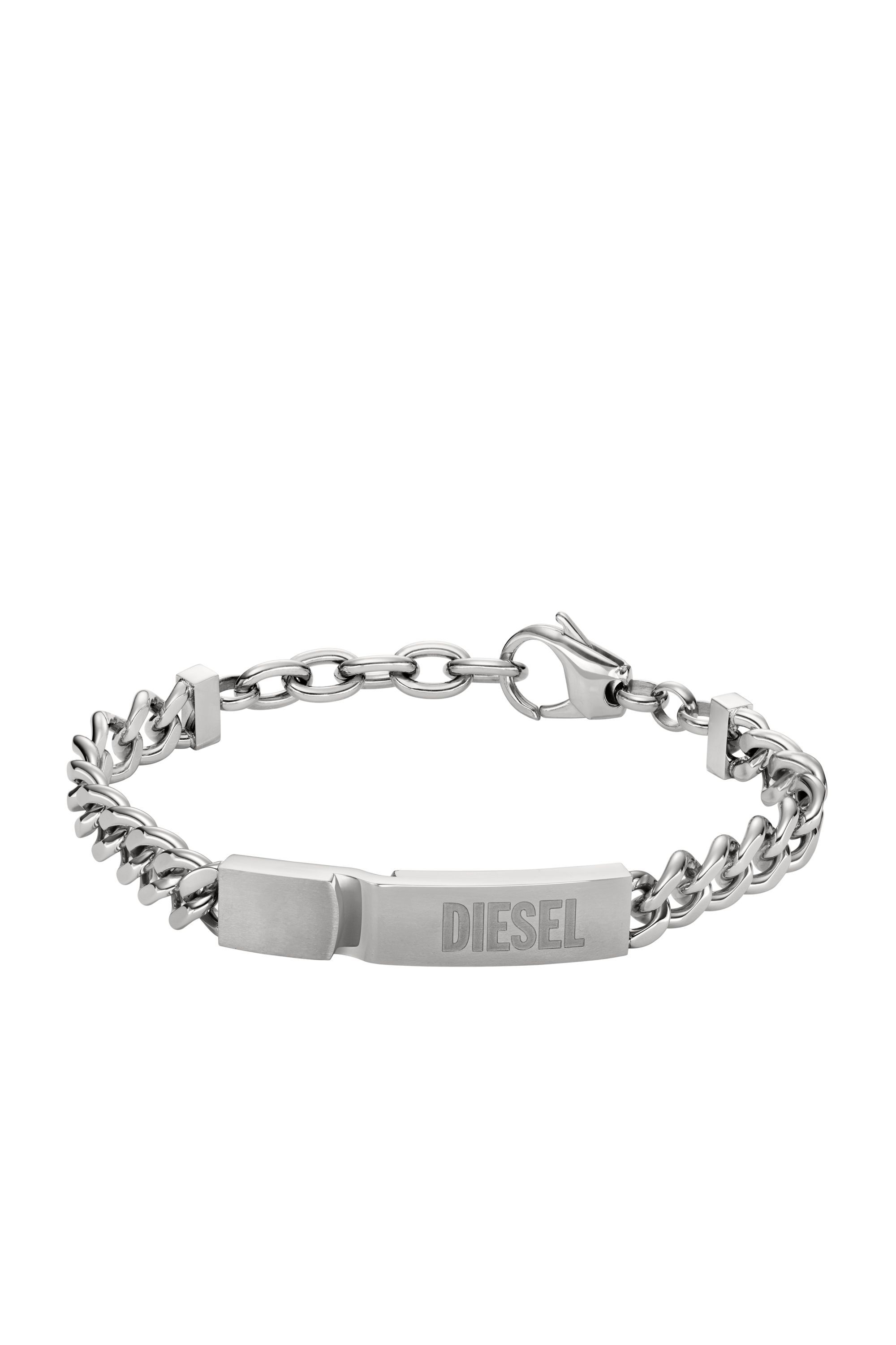 Diesel - DX0966, Male's Bracelet with tag in Silver - 1