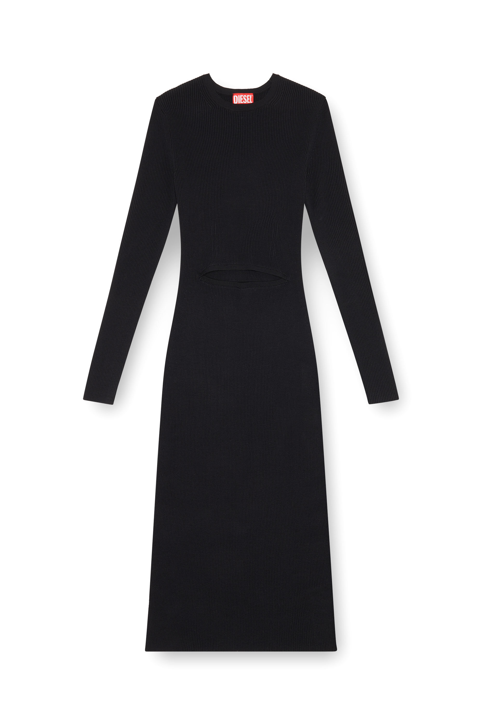 Diesel - M-PELAGOS, Robe en laine mélangée avec cut-out Femme in Noir - 2