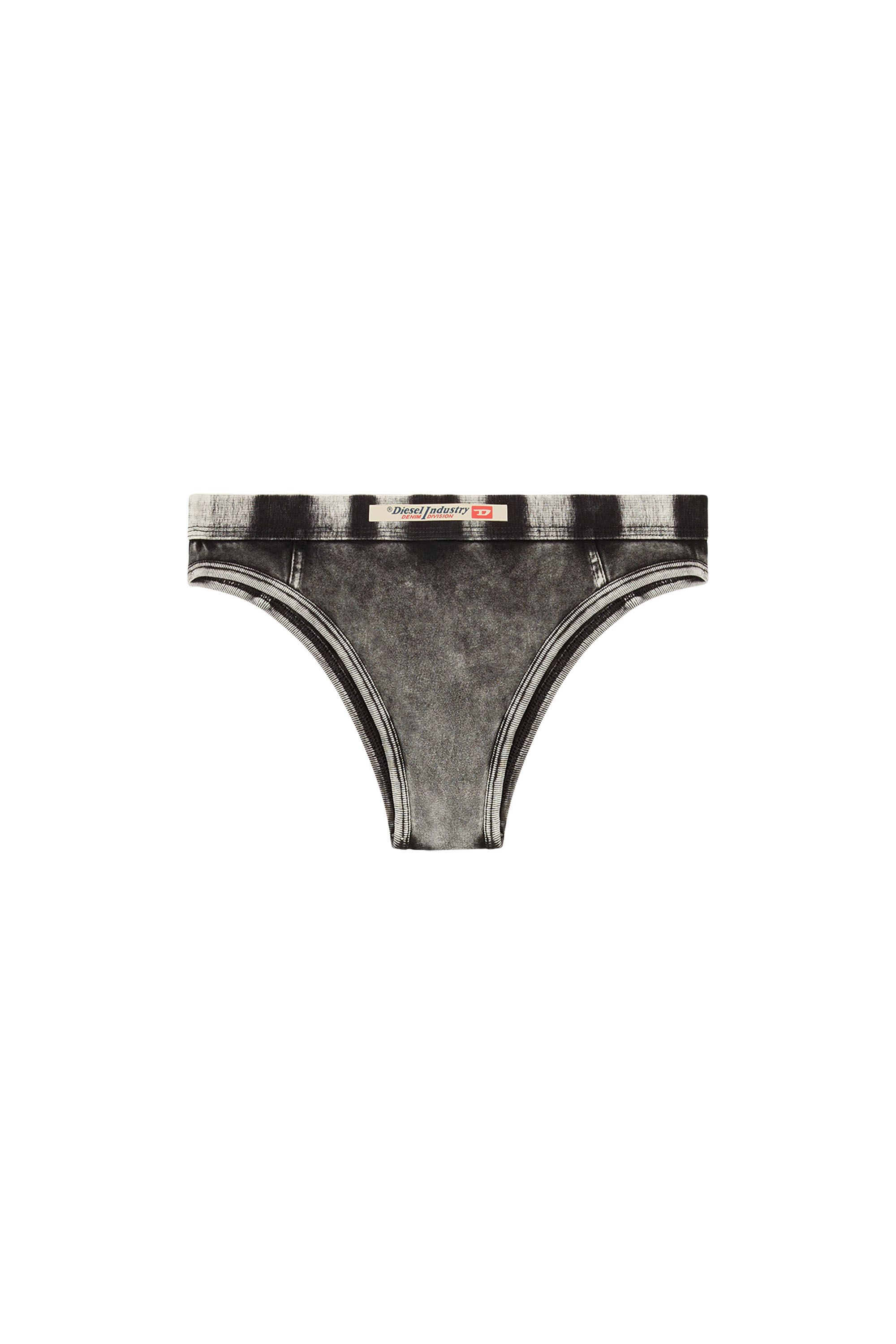 Diesel - CLODIA-DNM, Female's Briefs in denim-effect jersey in Black - 4