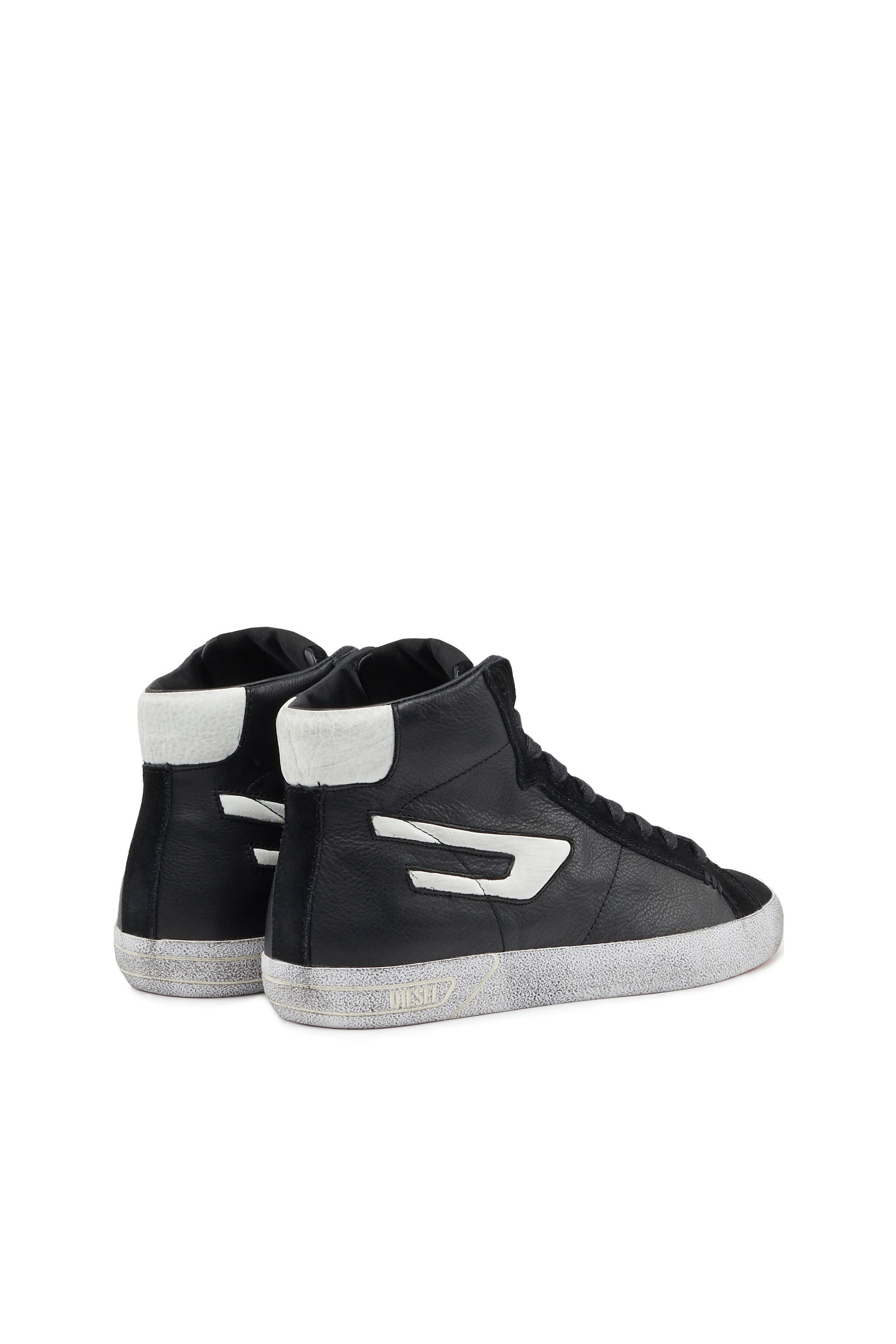 偉大な D with sneakers leather High-top Women's logo Diesel | コミック・アニメ