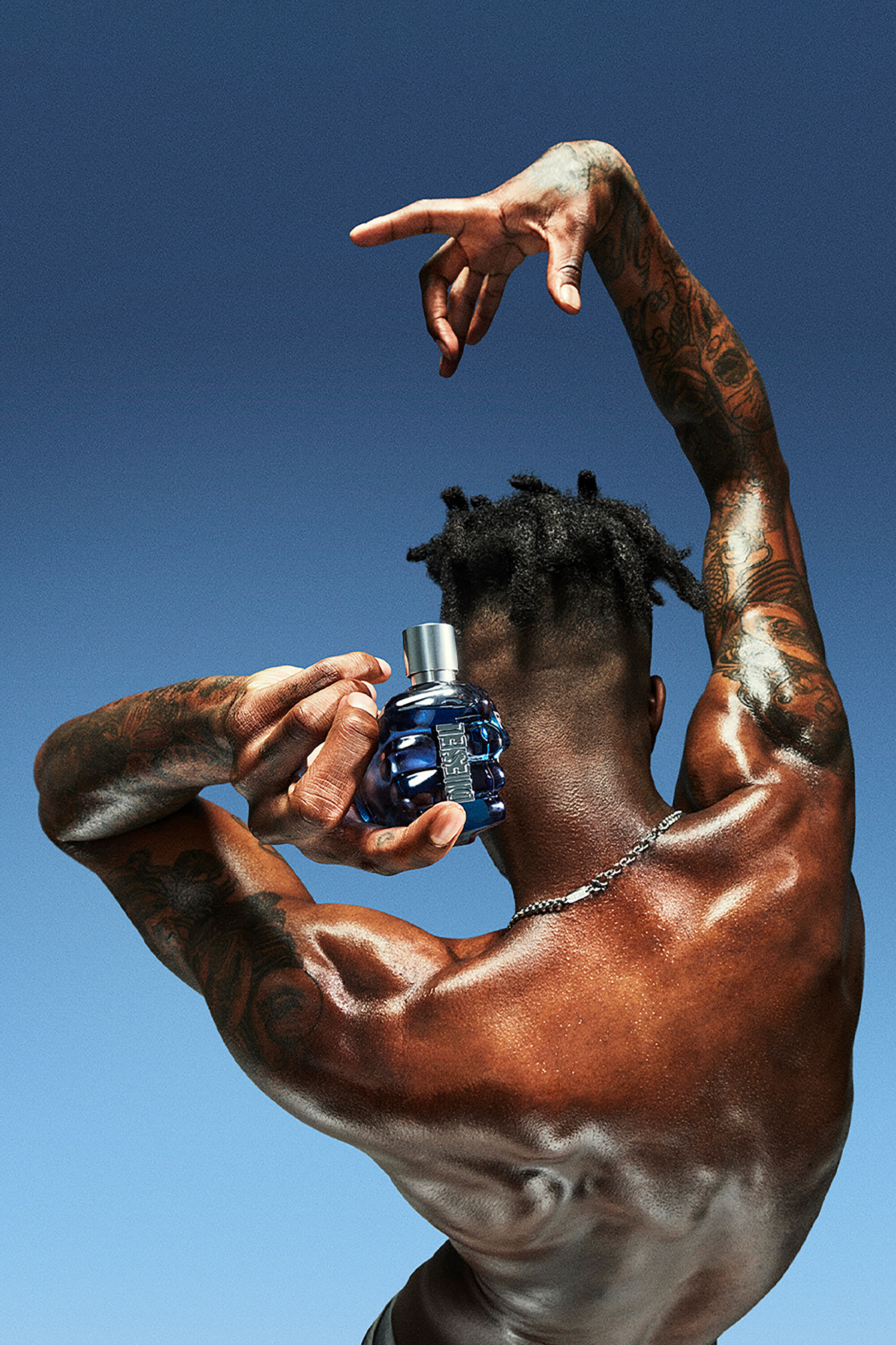 Diesel - SOUND OF THE BRAVE 75ML, Male's Sound Of The Brave 75ml, 2.5 FL.OZ., Eau de Toilette in Blue - 5