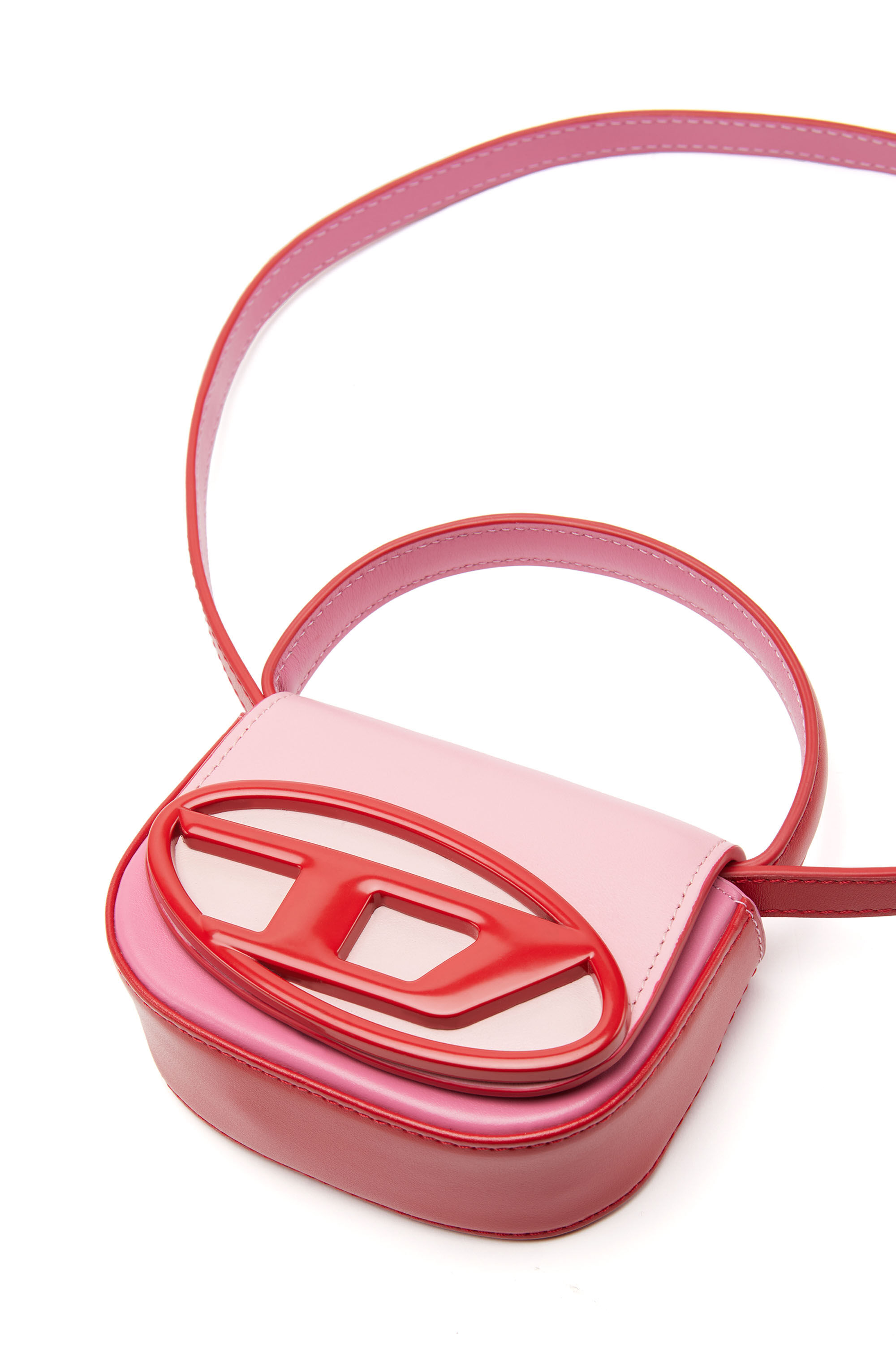 Pink and cheap red bag