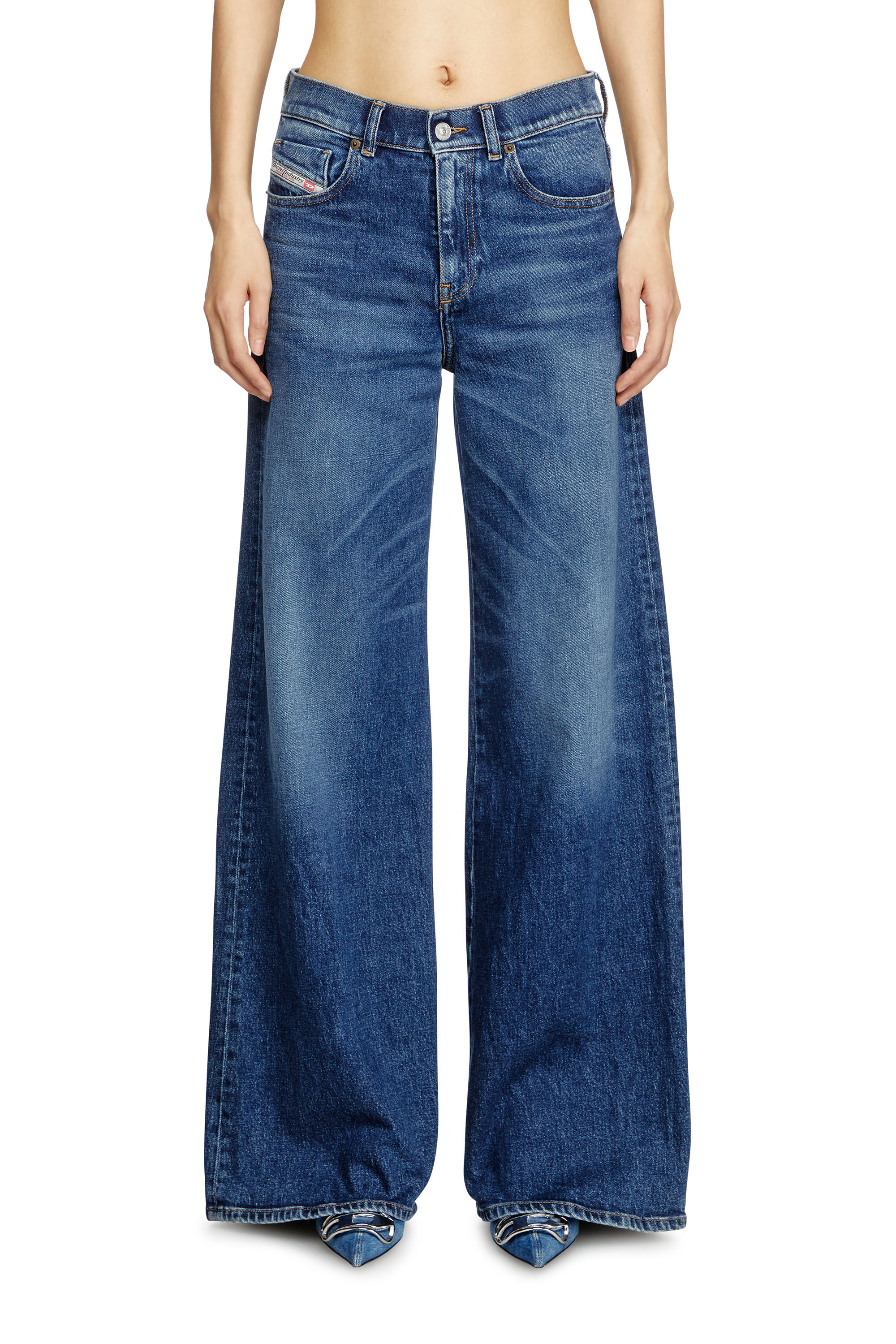 Diesel - Female's Flare Jeans 1978 D-Akemi 09L21, Dark Blue - 3