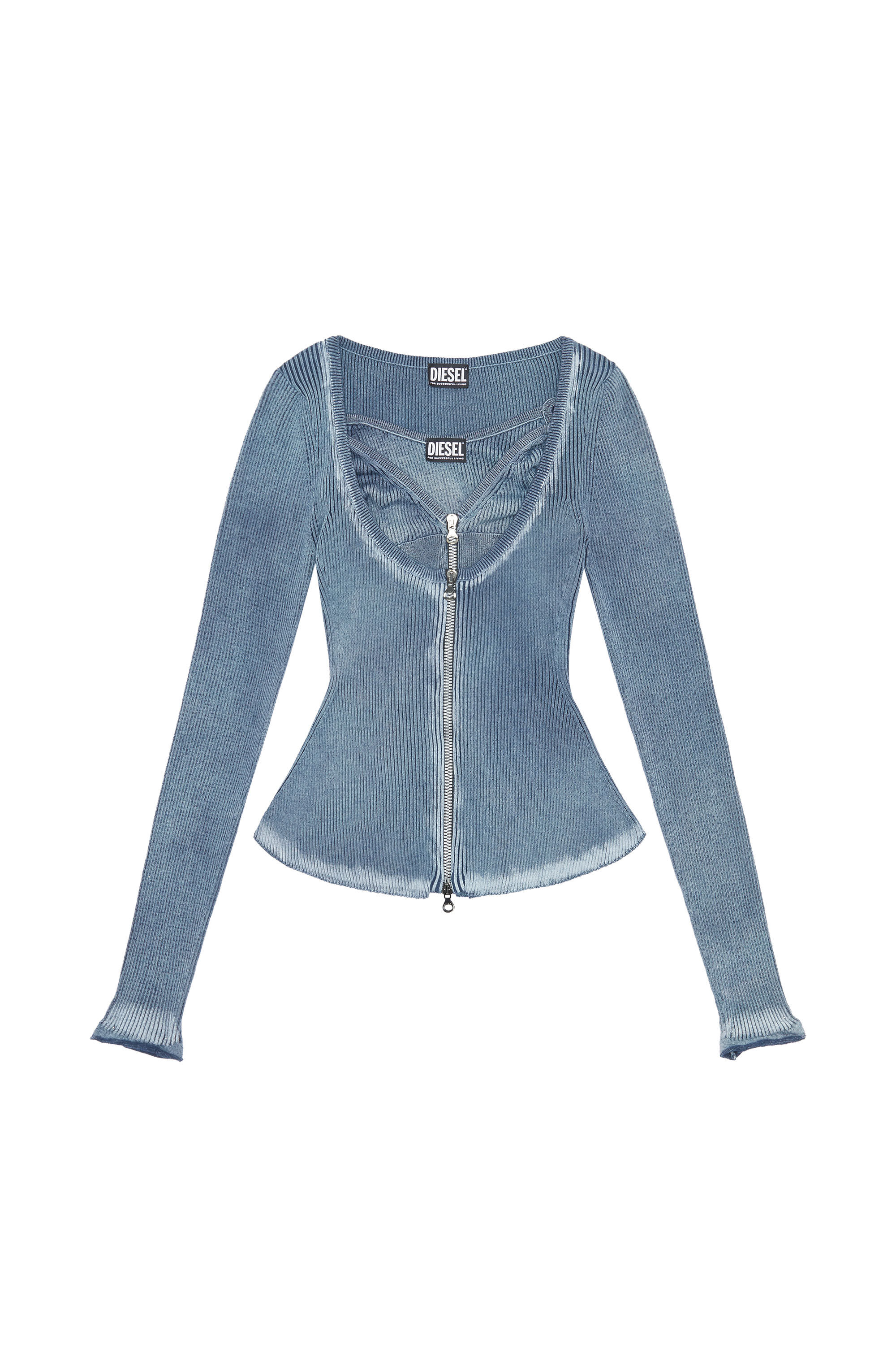 M IDORI Woman Knitted bra top and cardigan set Diesel