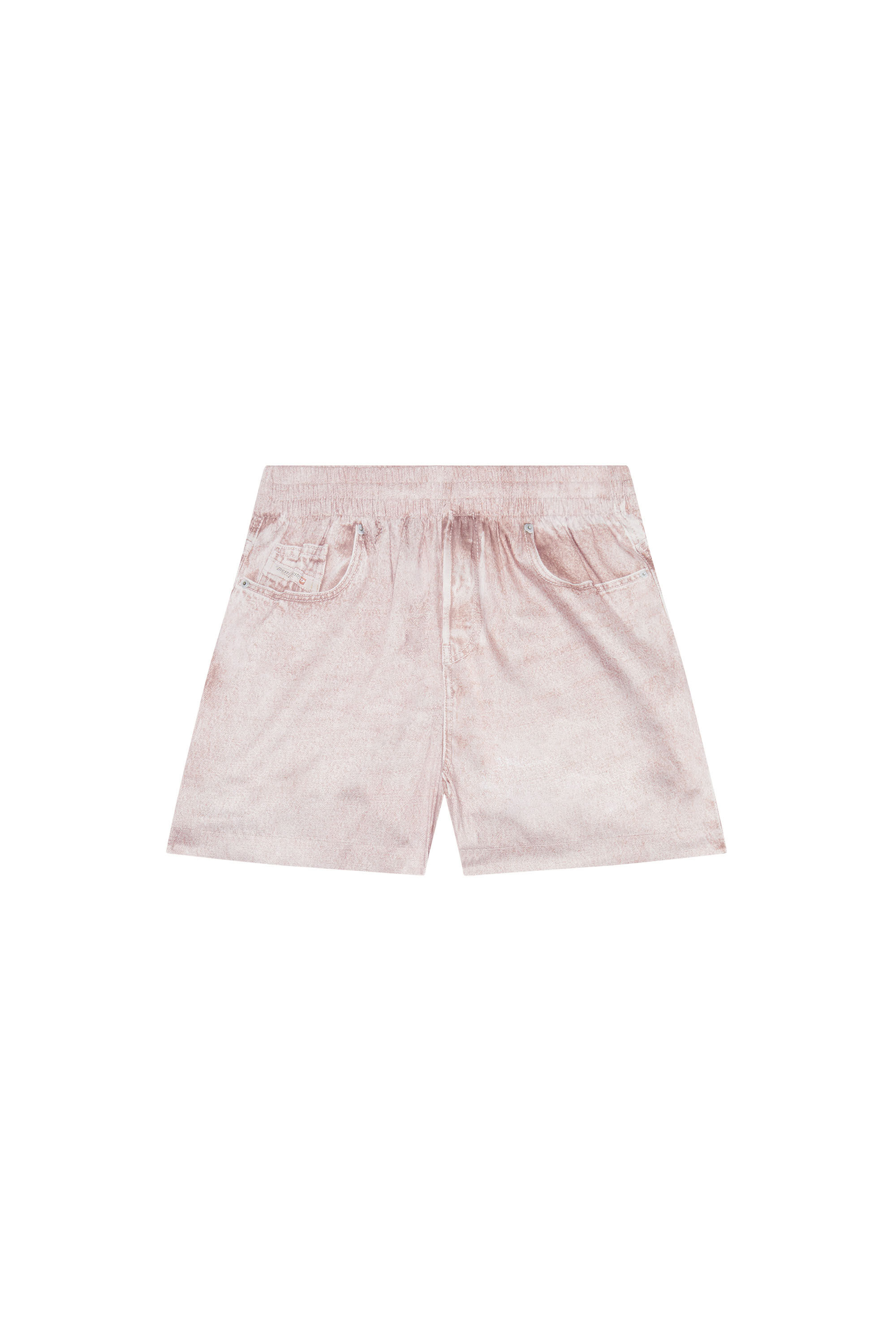 Diesel - S-GAYLE, Short avec imprimé trompe-l'œil Femme in Rose - 2