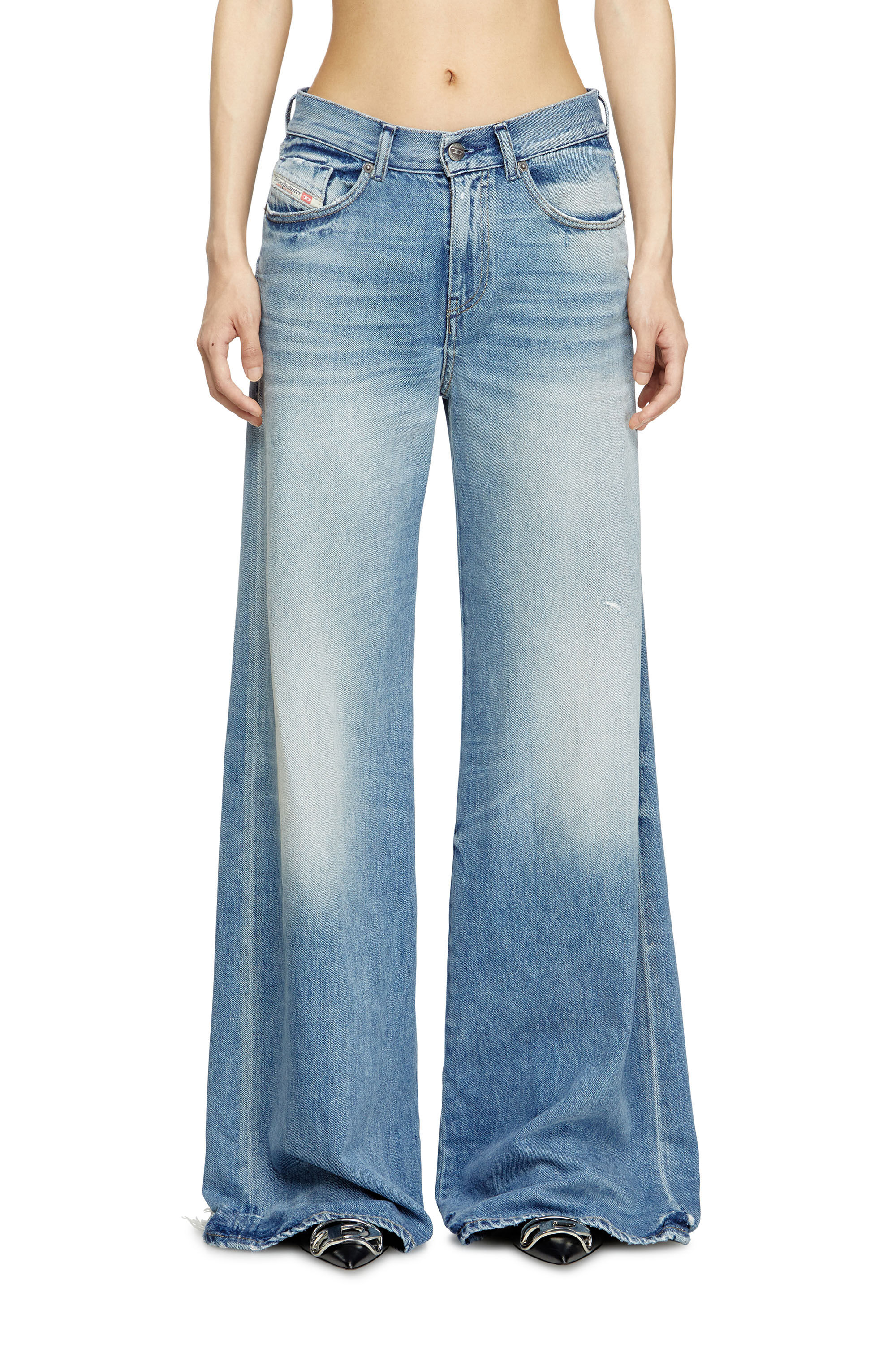 Diesel - Female's Flare Jeans 1978 D-Akemi 09M07, Light Blue - 3