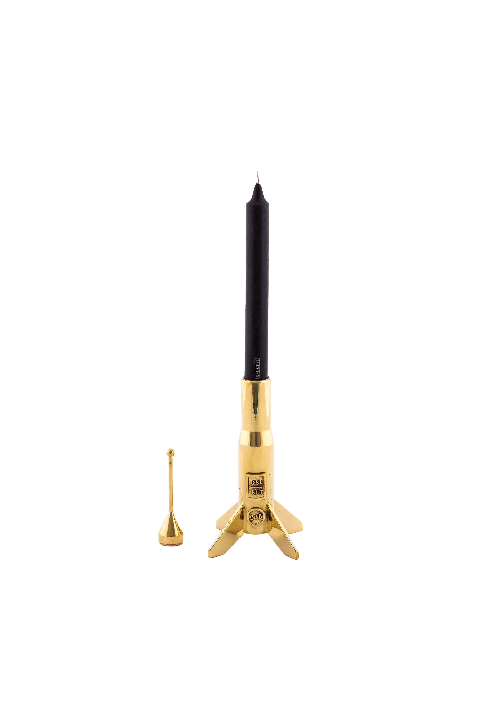 Diesel - 10877 COSMIC DINER, Bougeoir en laiton doré, ø 13 cm Mixte in Doré - 1