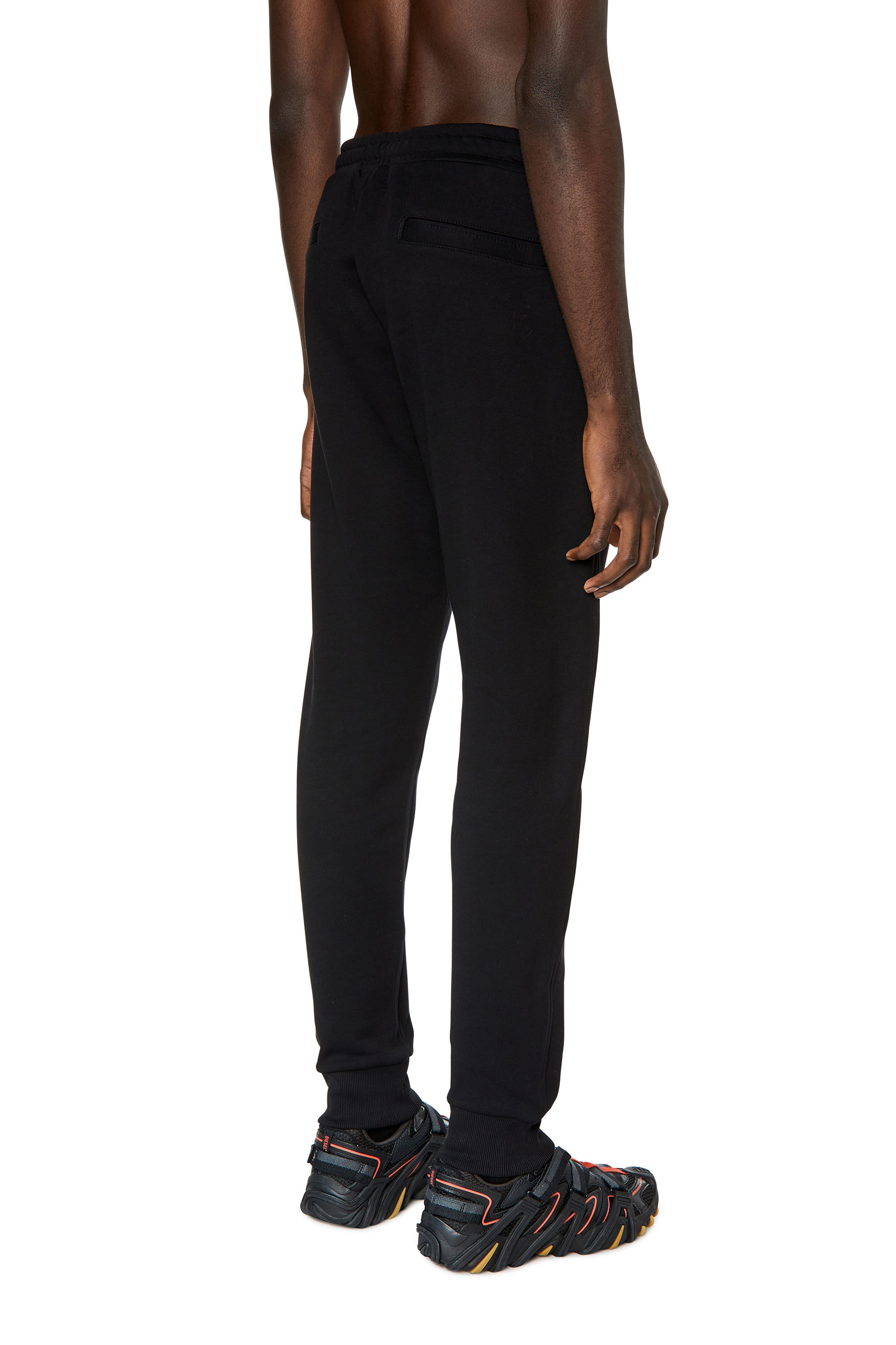 Diesel - P-TARY-DIV, Pantalon de survêtement avec logo brodé Homme in Noir - 5
