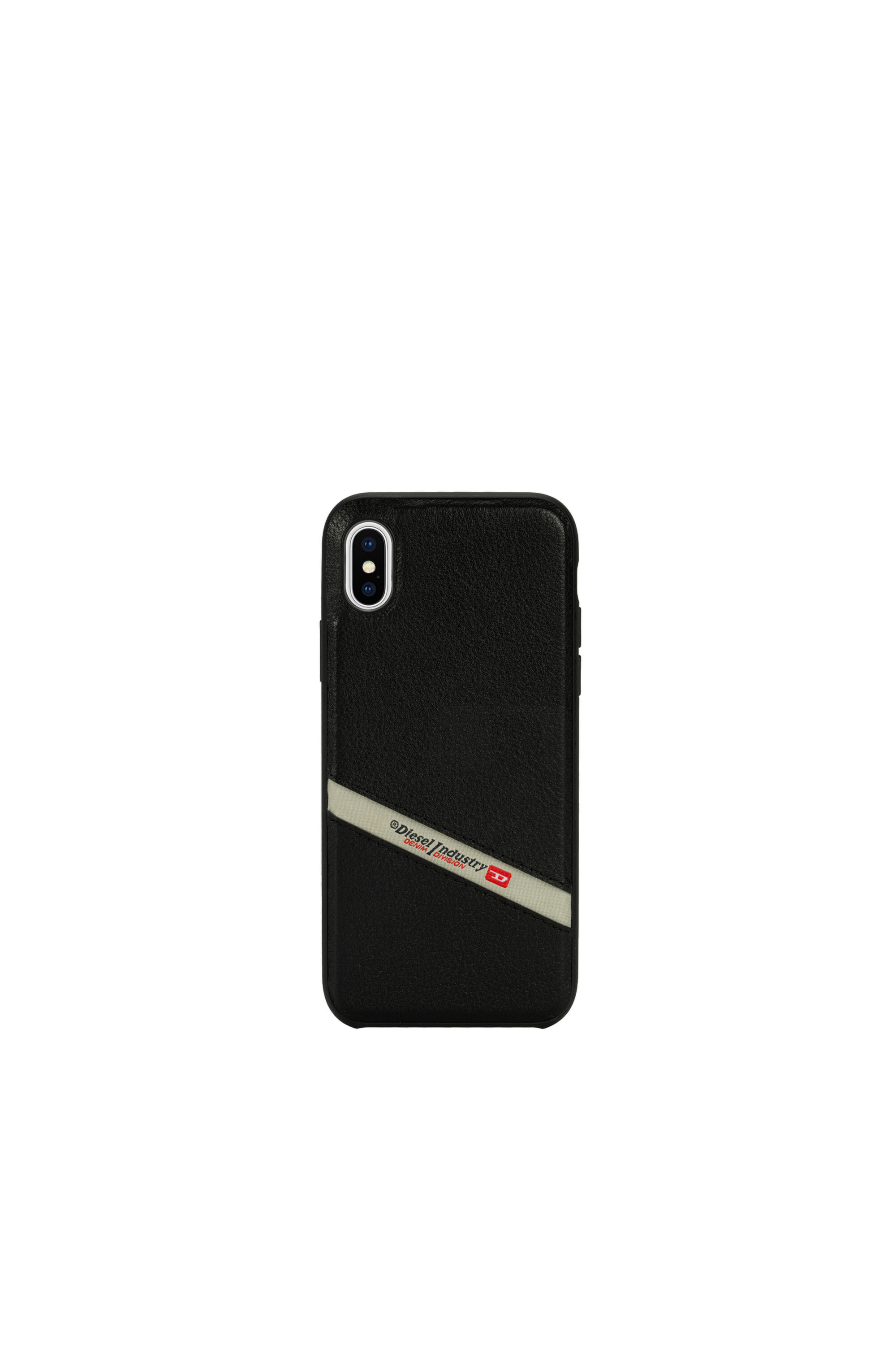 Diesel - DIESEL LEATHER CO-MOLD CASE FOR IPHONE XS MAX, Noir - Image 2