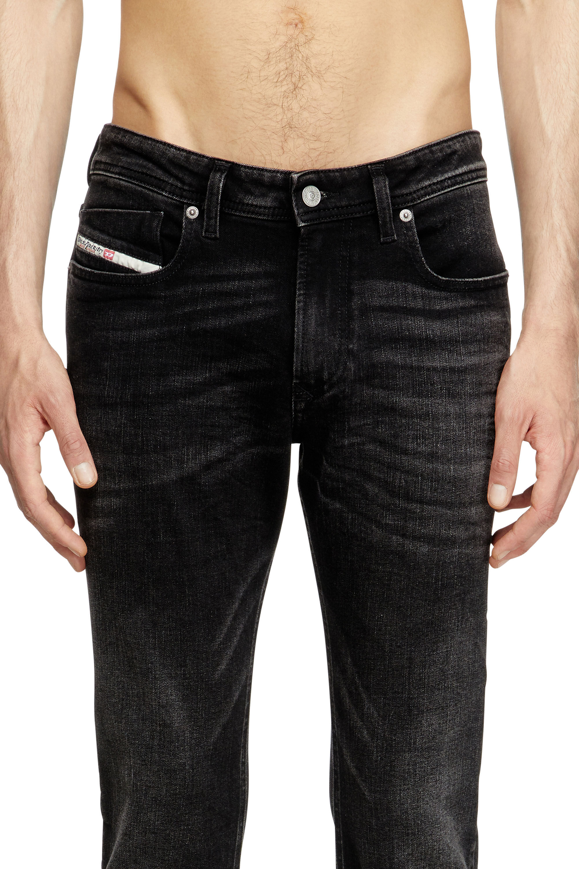 Diesel - Male's Skinny Jeans 1979 Sleenker 0GRDA, Black/Dark Grey - 5