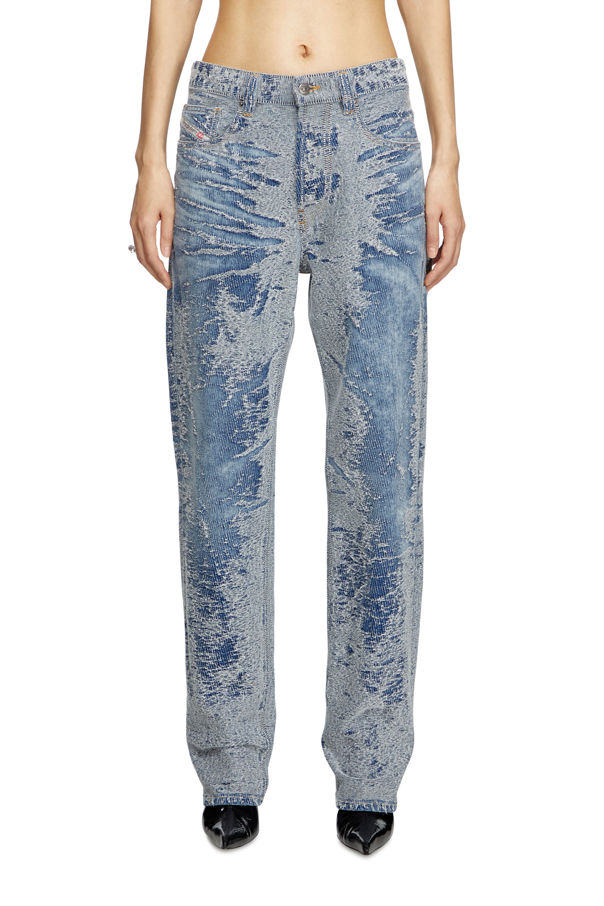 Diesel - Female's Regular Jeans 1988 D-Ark 007W4, Medium Blue - 3