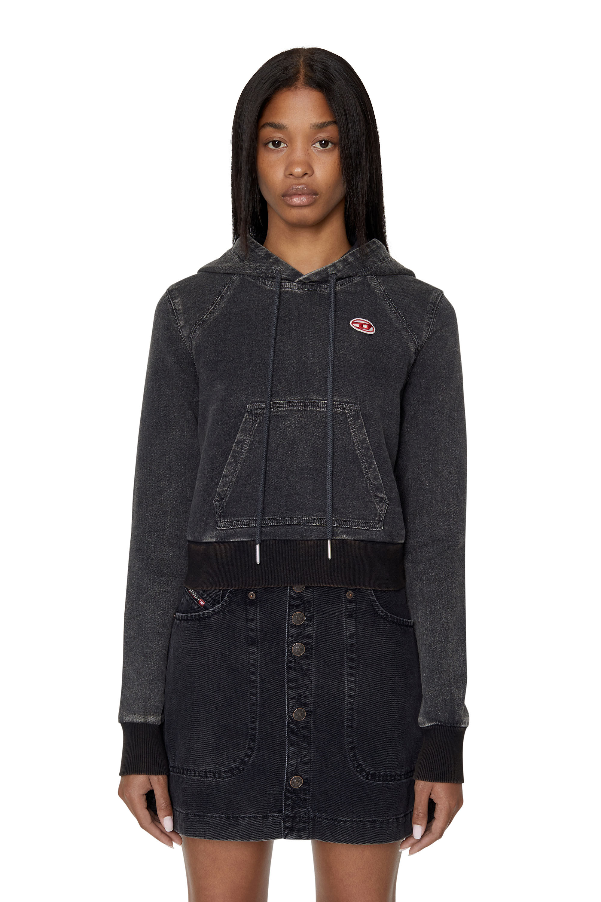 Diesel cropped hoodie store