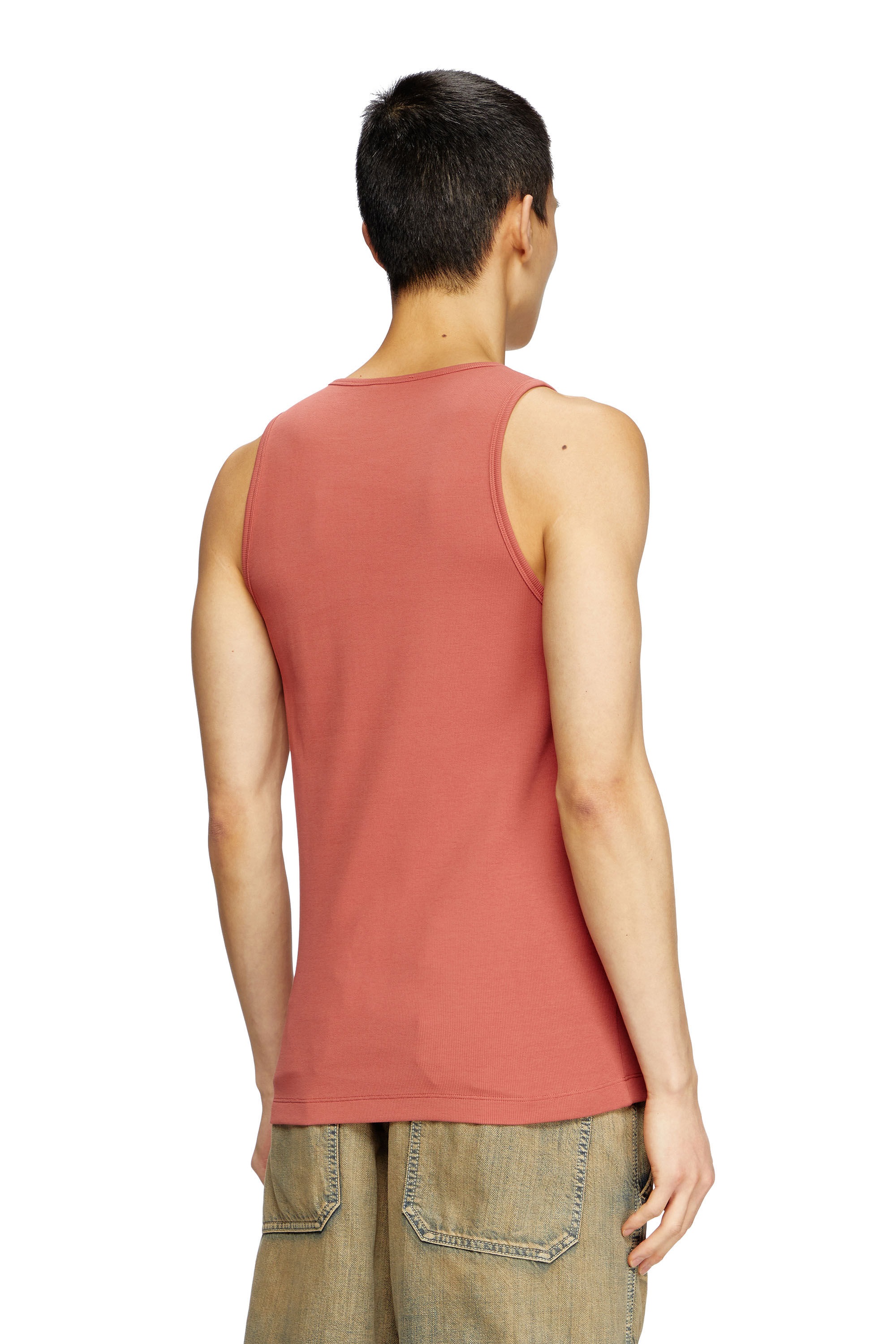 Diesel - T-LIFTY-D, Male's Tank top with mini D logo patch in null - 4